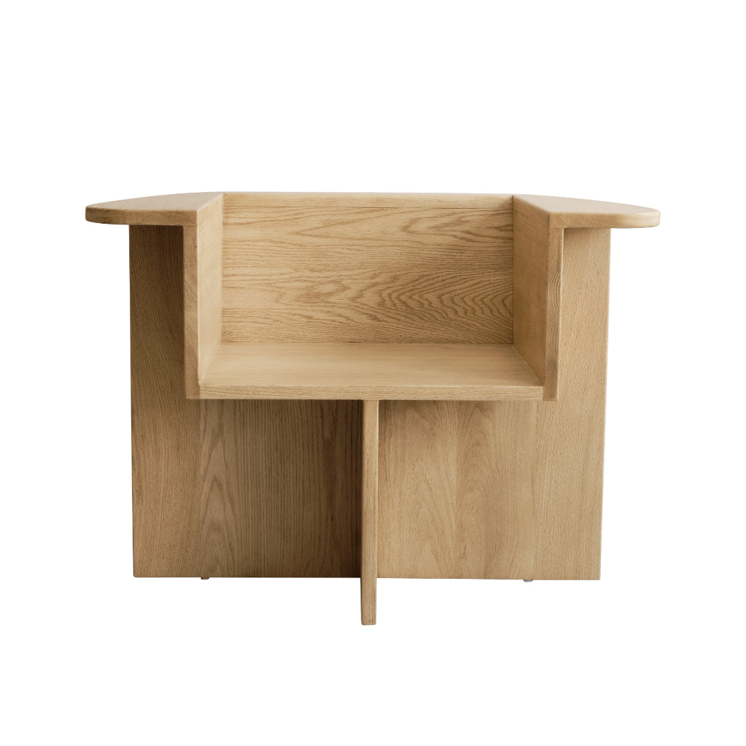 Brutus Lounge Chair - Natural Oak
