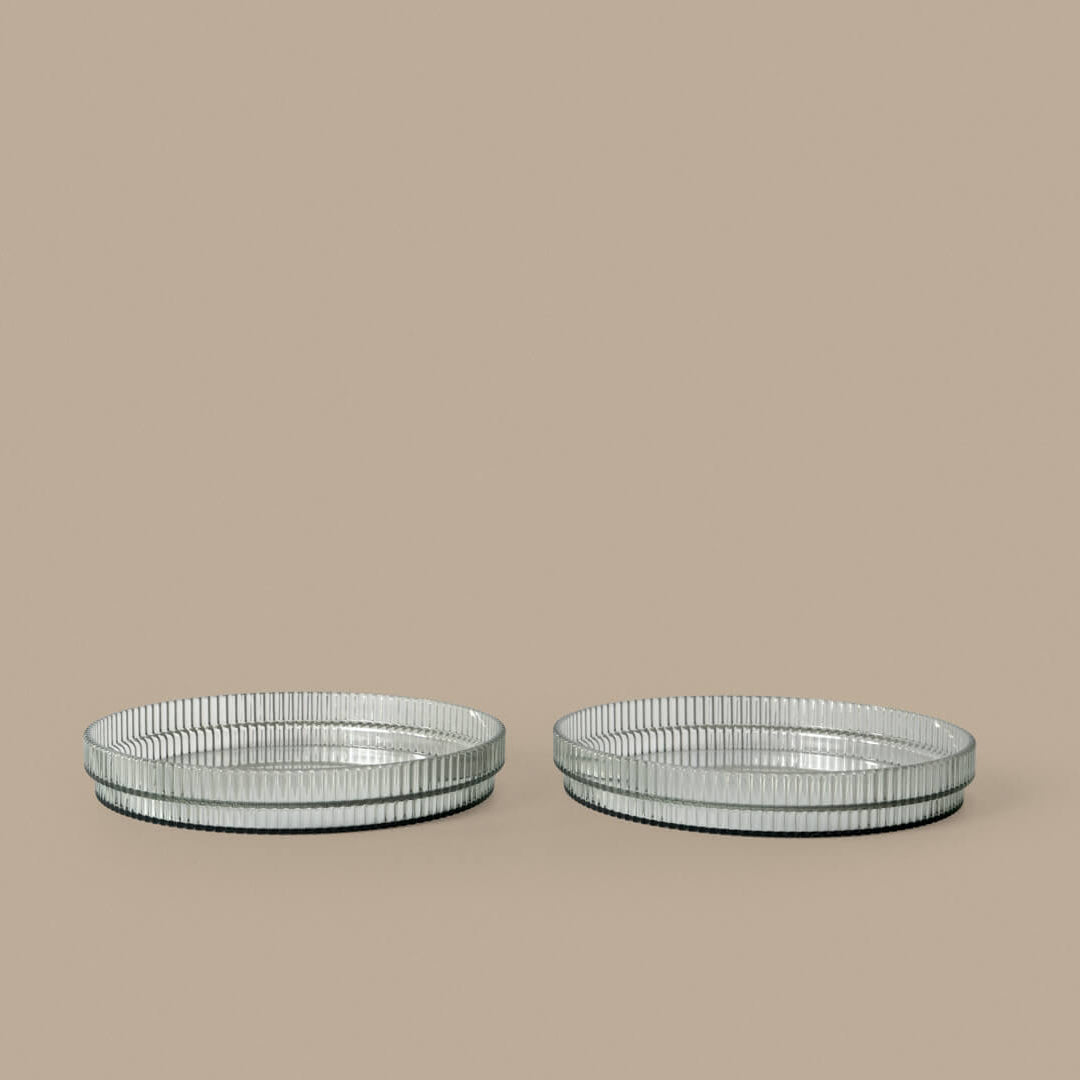 Ripple Kids Plates - Set of 2 - Tea Green