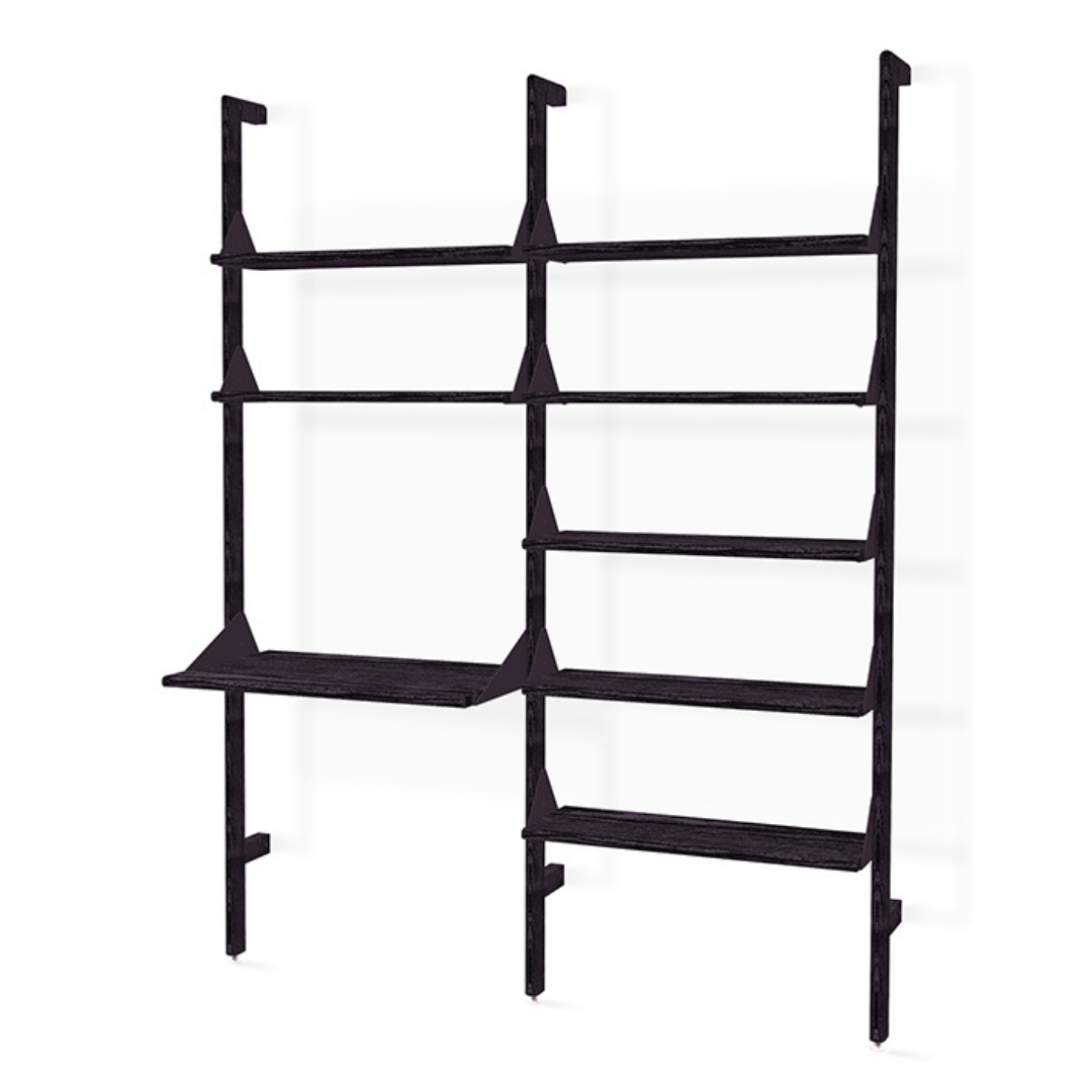 Branch-2 Shelving Unit with Desk