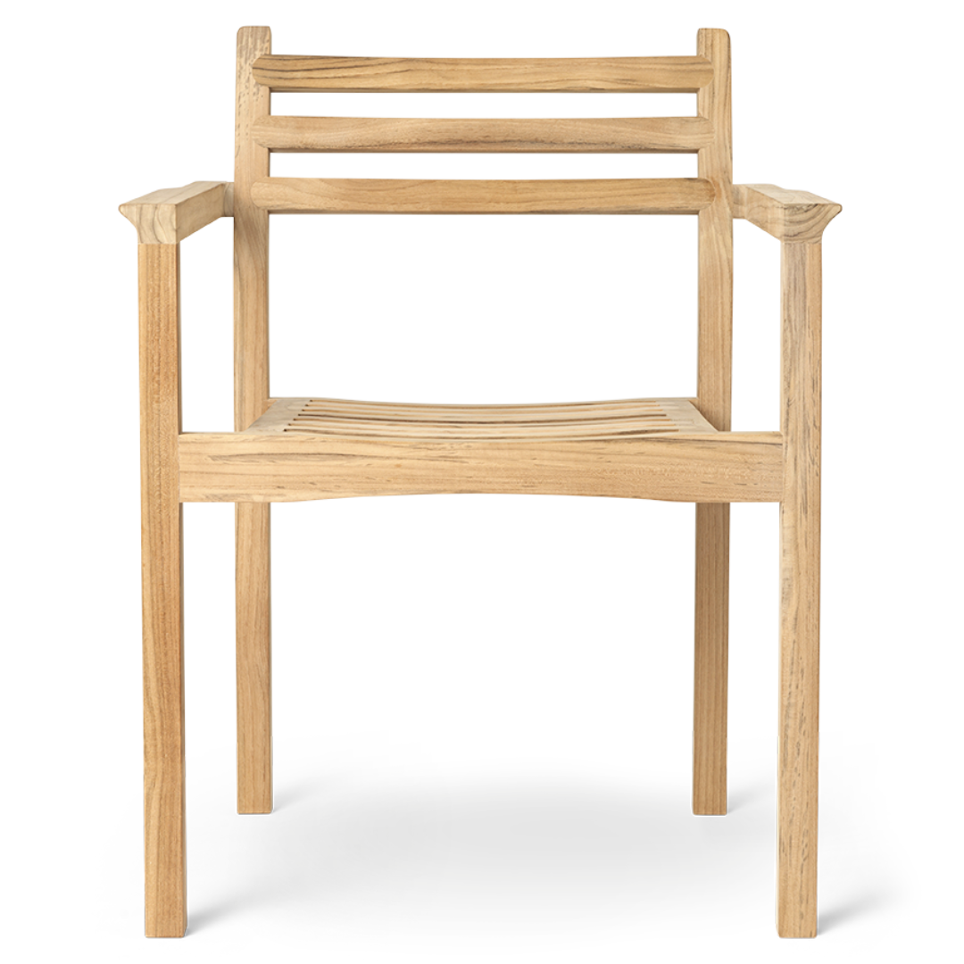 CARL HANSEN & SØN Dining Chair Carl Hansen & Søn - AH502 Outdoor Dining Chair with Armrest - Teak
