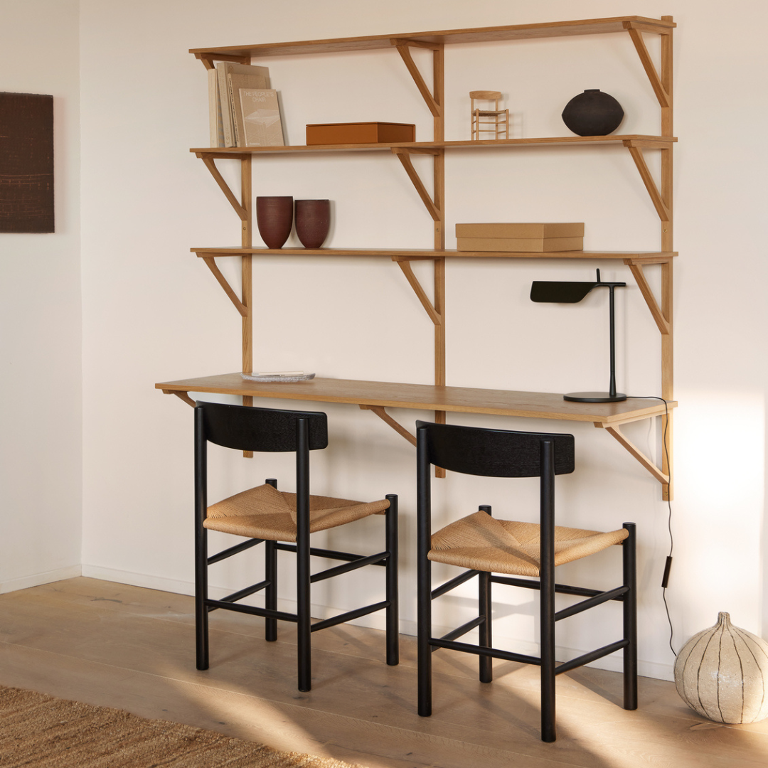 BM29 Shelf with Desk 2-Wide