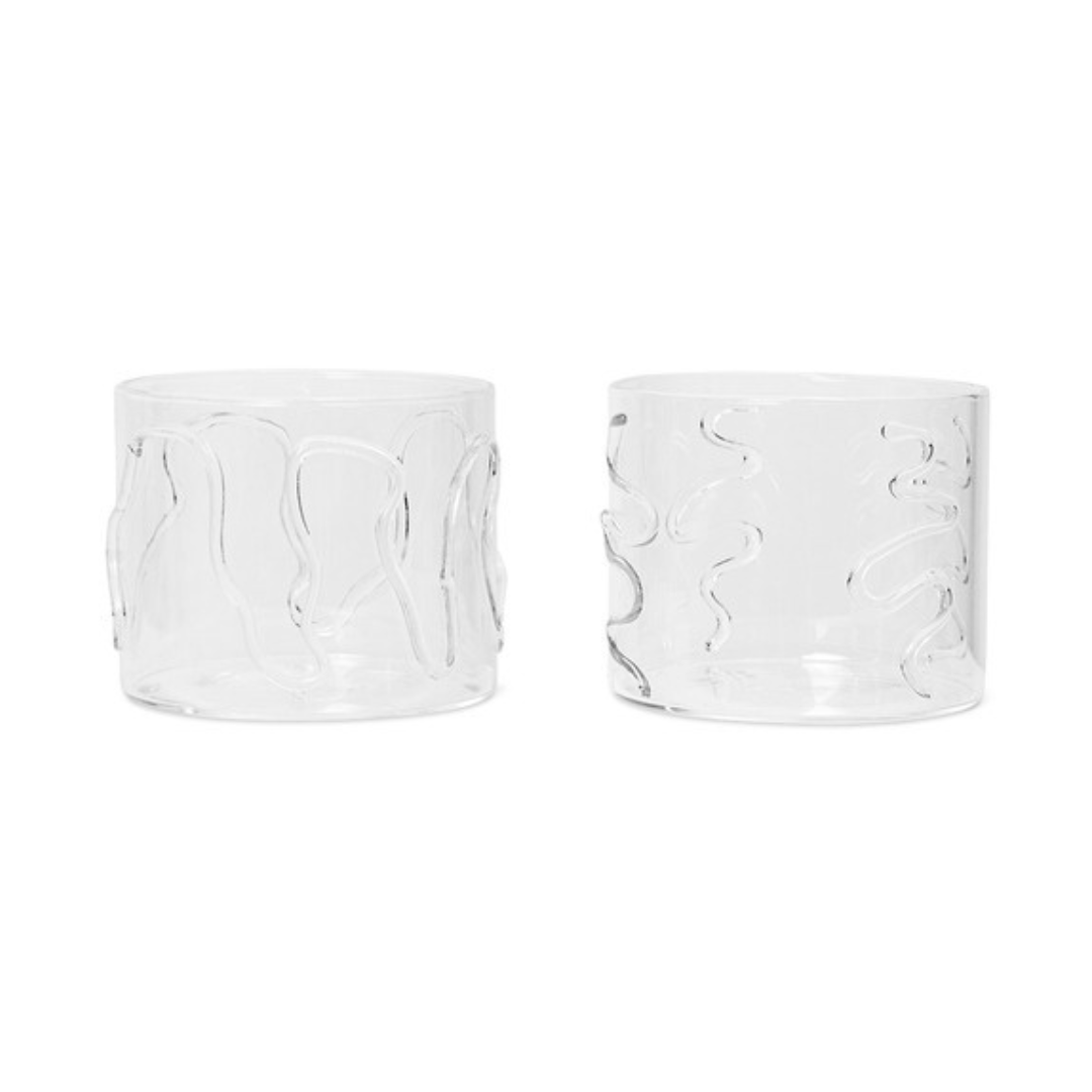 Doodle Glasses - Set of 2 - Low