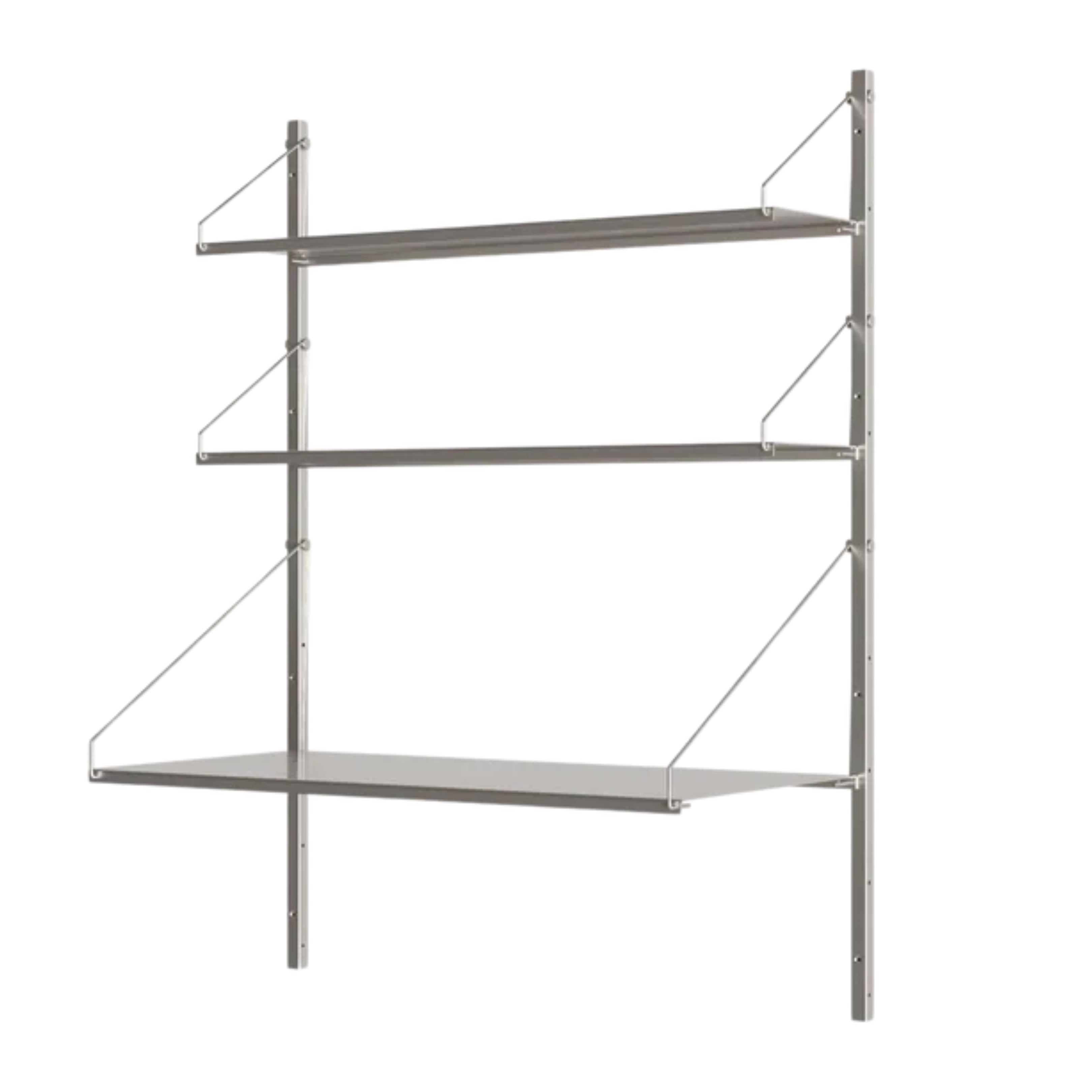 Shelf Library Desk Section │ H42.7 │ Stainless Steel