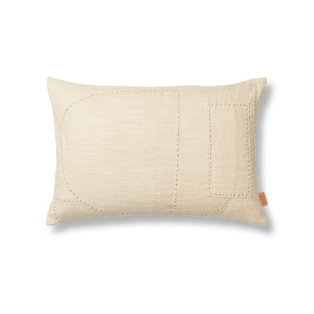 Darn Cushion - Rectangular - Natural