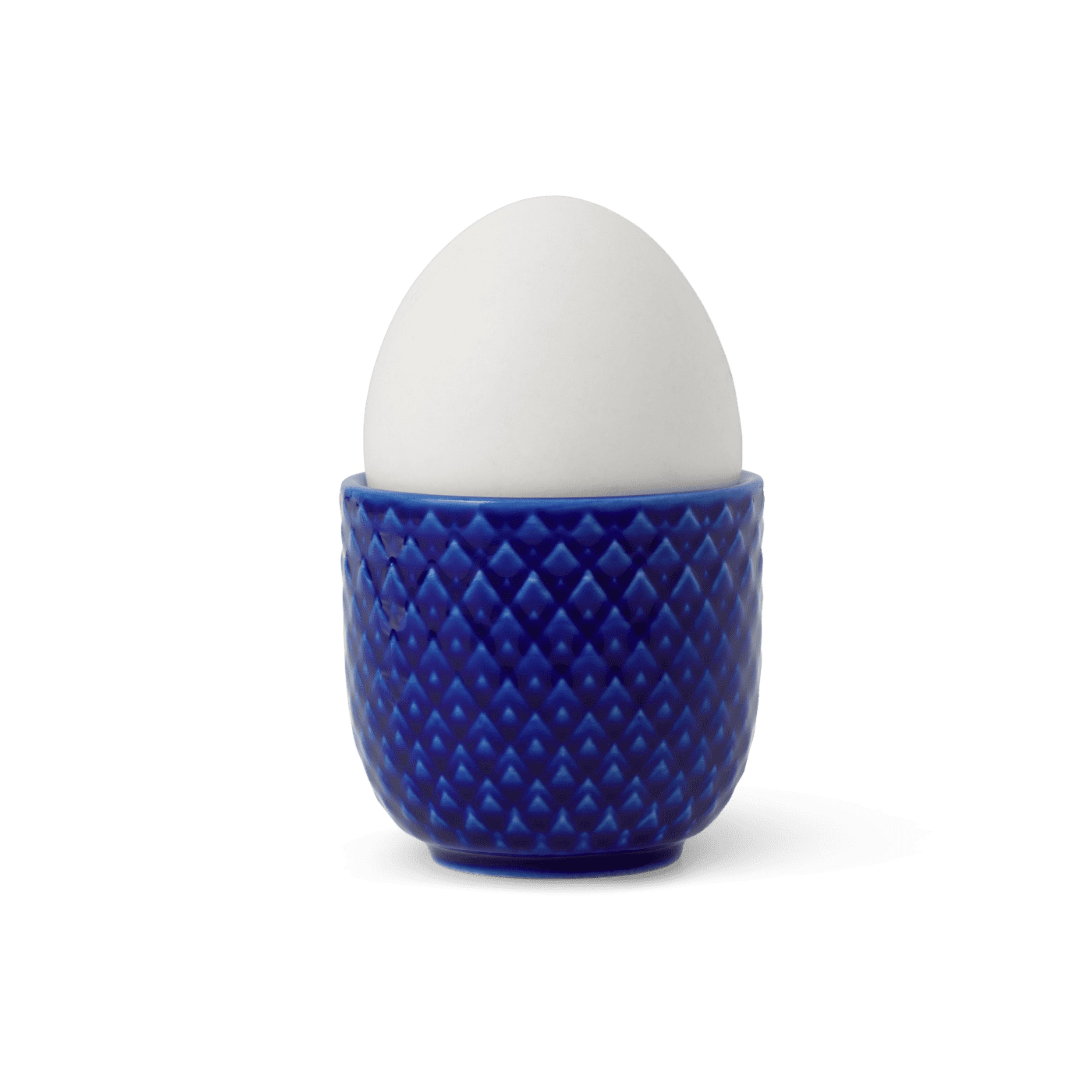 Lyngby Porcelain Rhombe Egg Cup