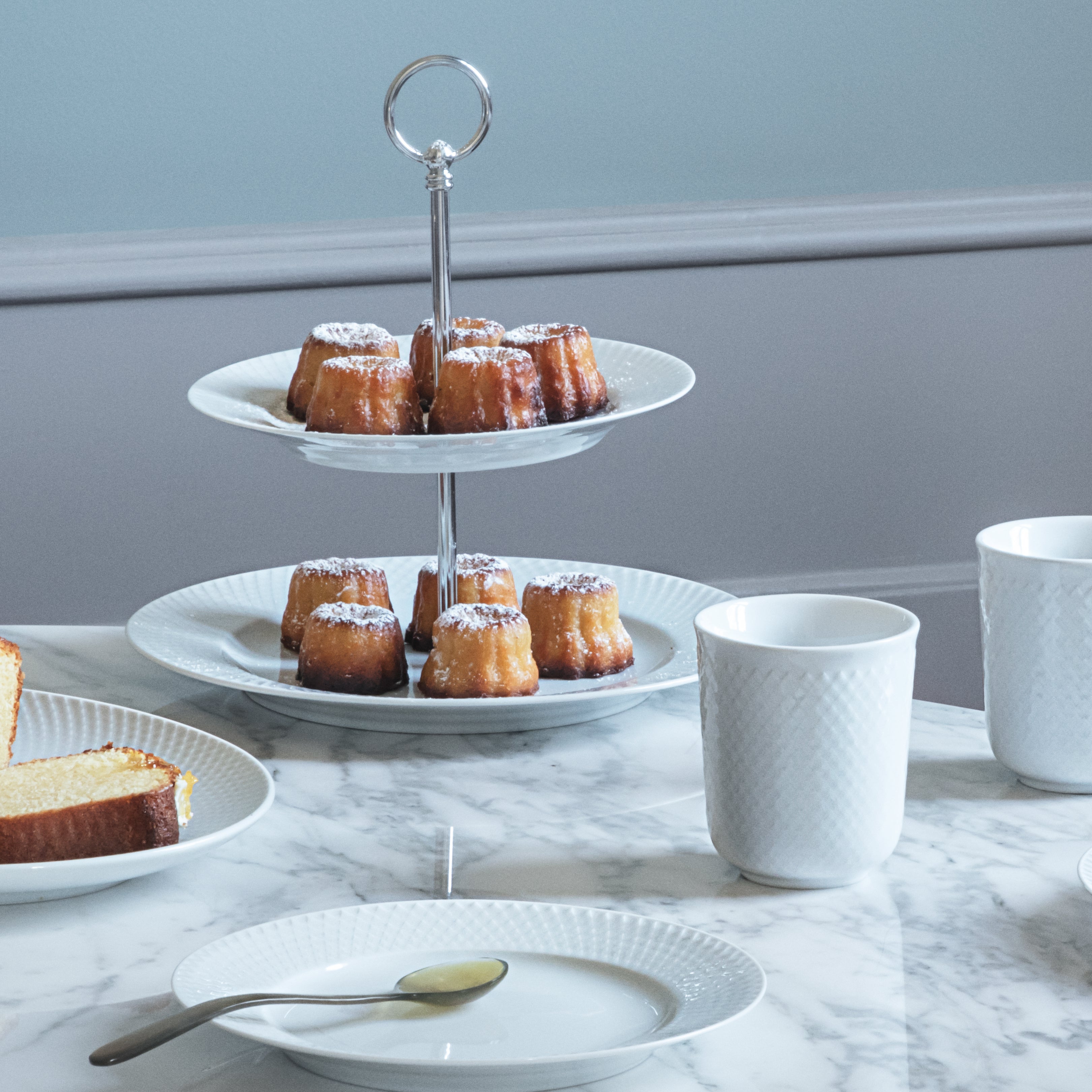 Lyngby Porcelain Rhombe Etagere