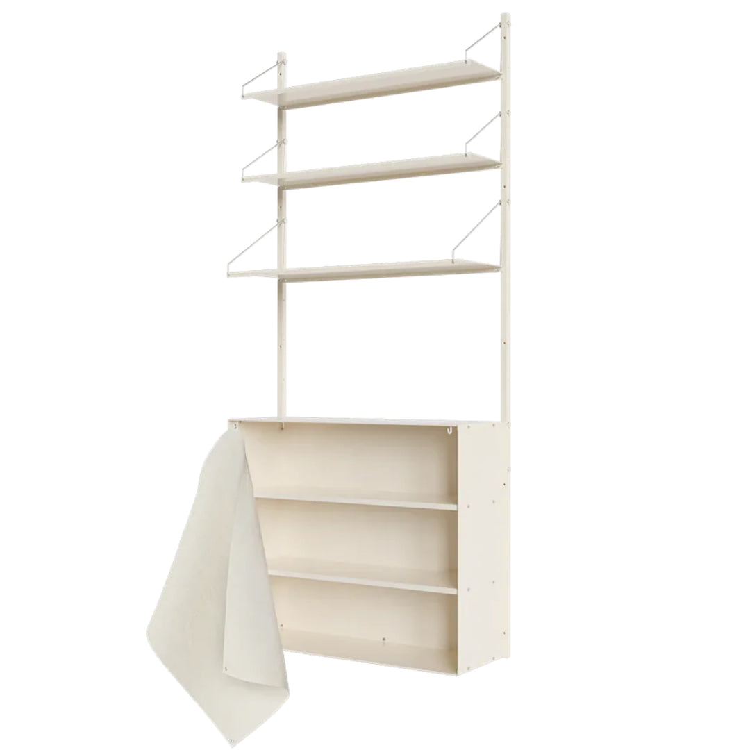 Shelf Library Canvas Cabinet Section