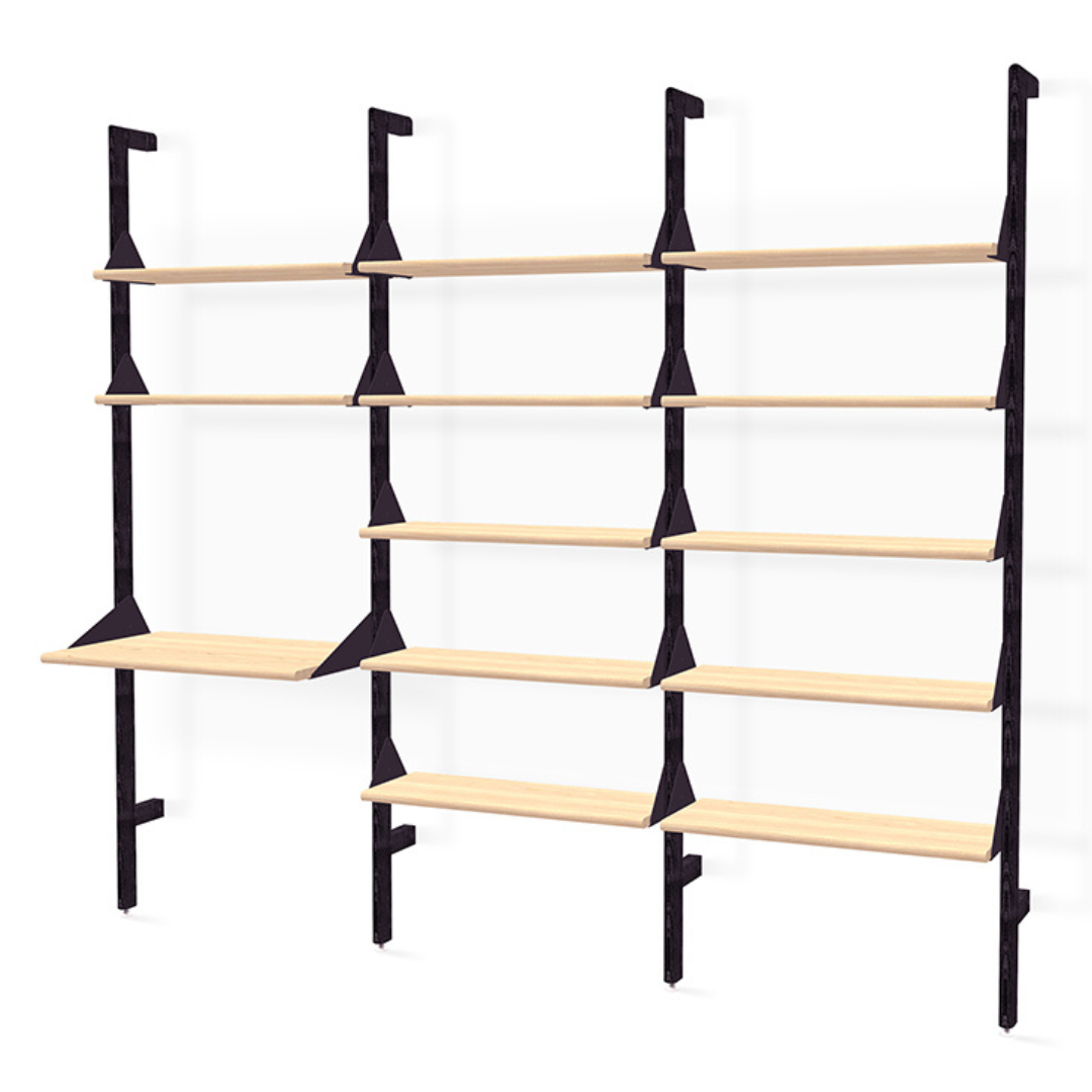 Branch-3 Shelving Unit with Desk