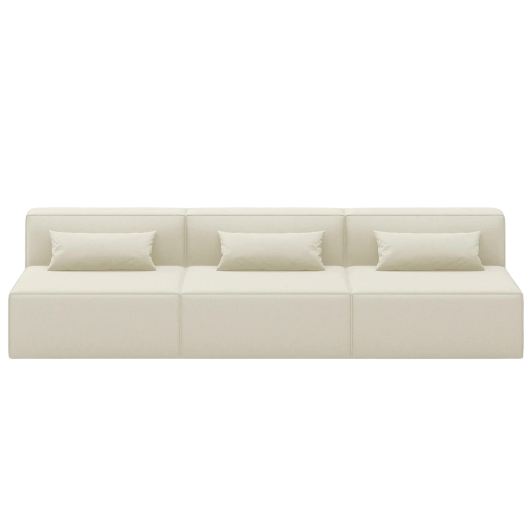 Mix Modular 3-Pc Armless Sofa Mowat Sand - Gus Modern at Batten Home