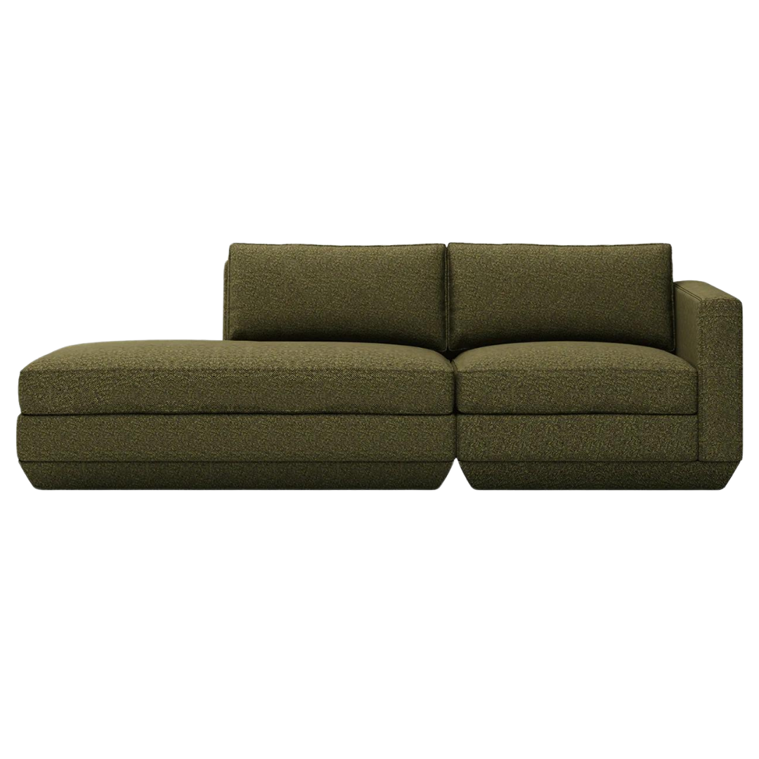 Podium Modular 2-Pc Lounge Sofa Copenhagen Terra LF- Gus Modern at Batten Home