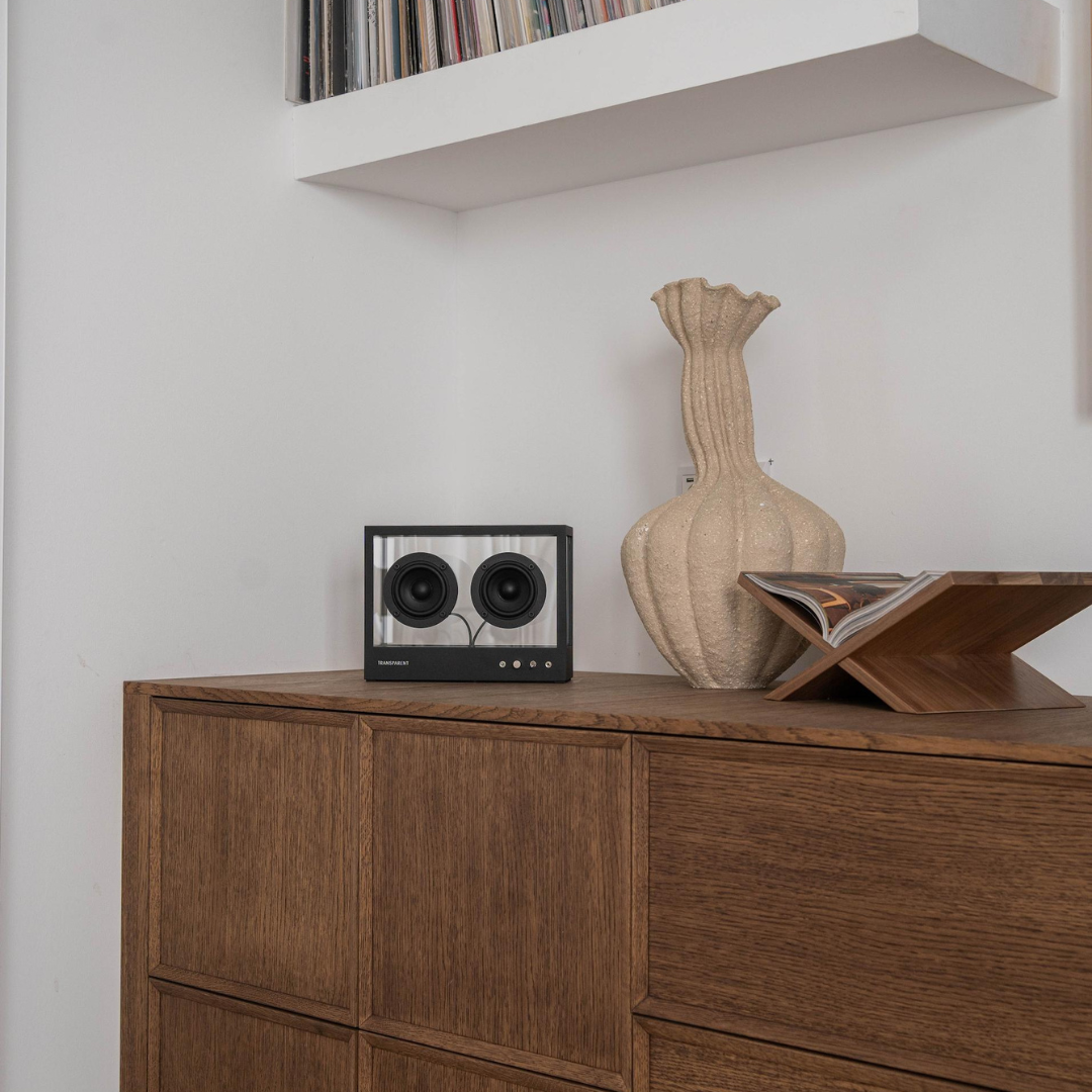 Small Transparent Speaker - Black