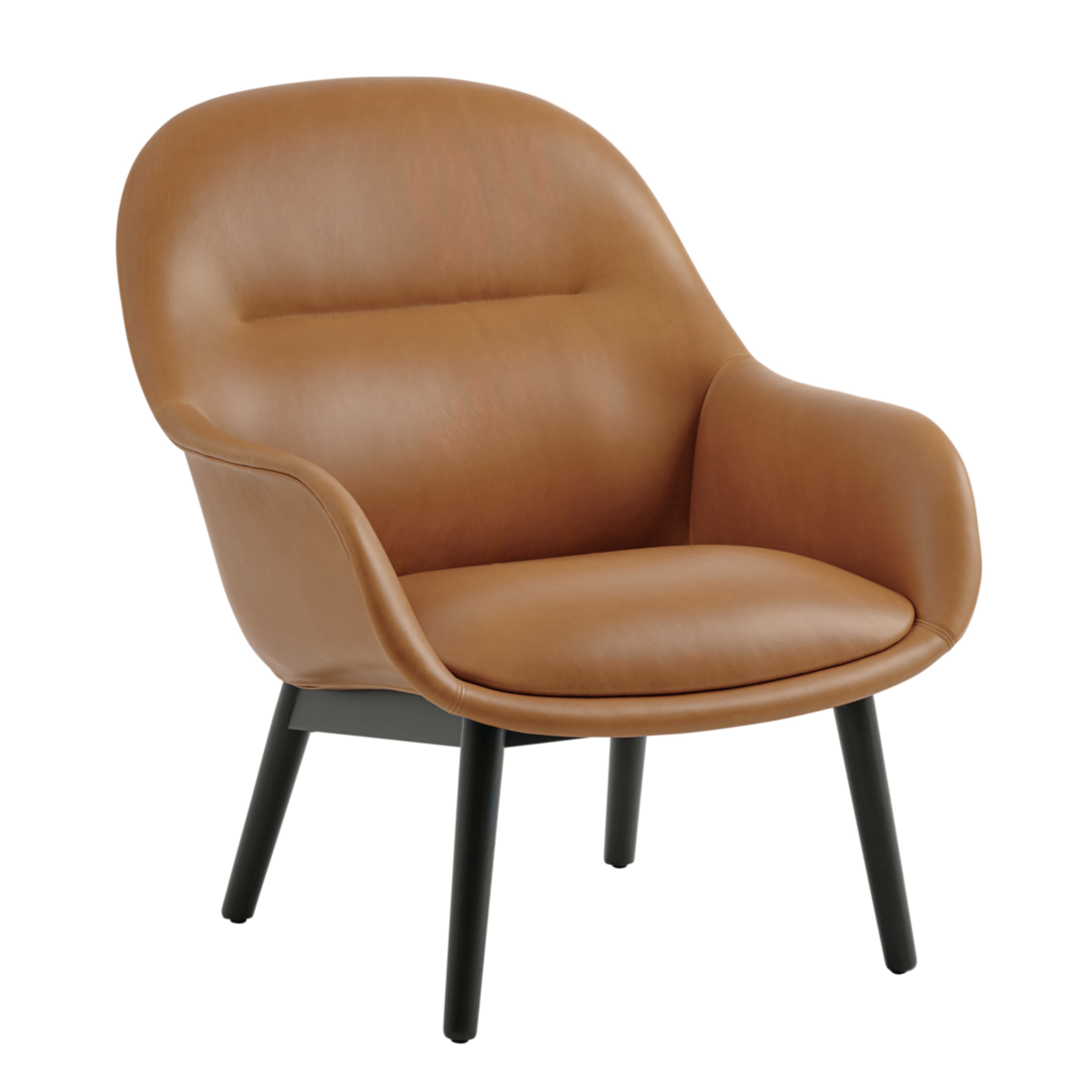 Fiber Lounge Armchair - Wood Base