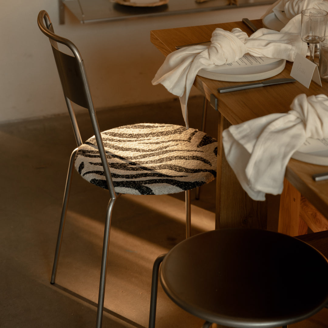 Frama Petit Rond Chair - Zebra Seat - Batten Home