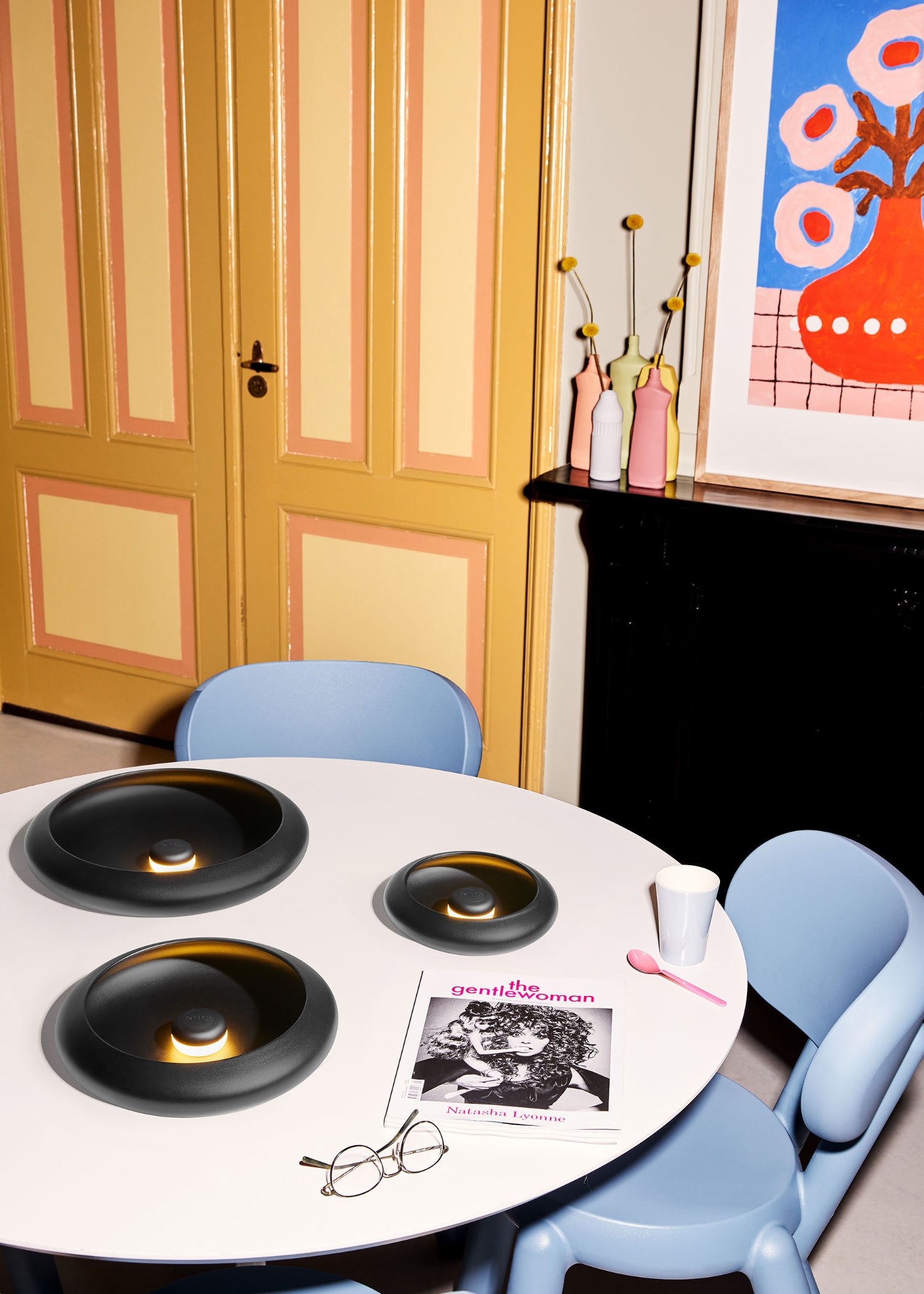 Oloha Wireless Hanging Lamp Bowl Trio