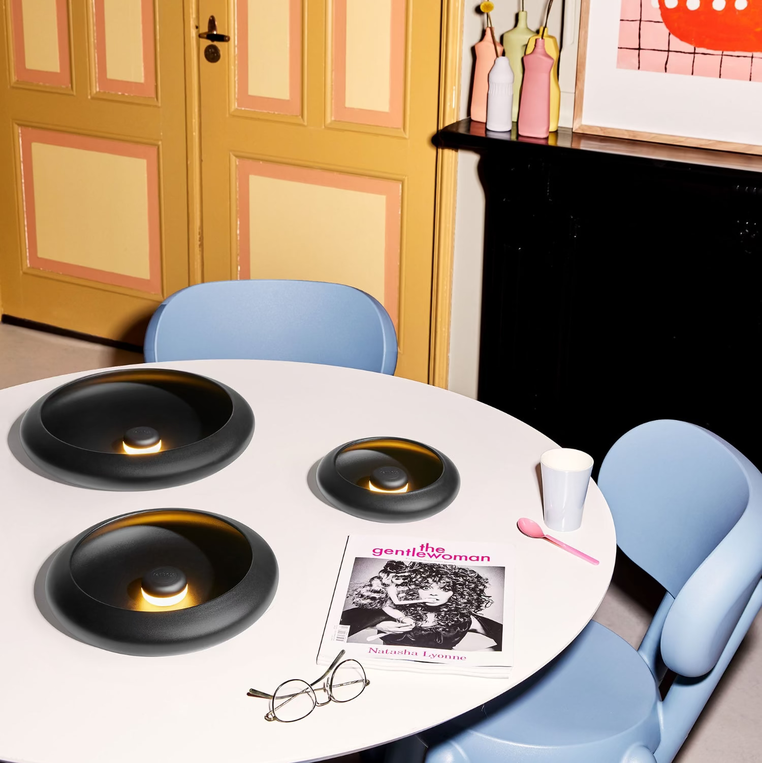 Oloha Wireless Hanging Lamp Bowl Trio