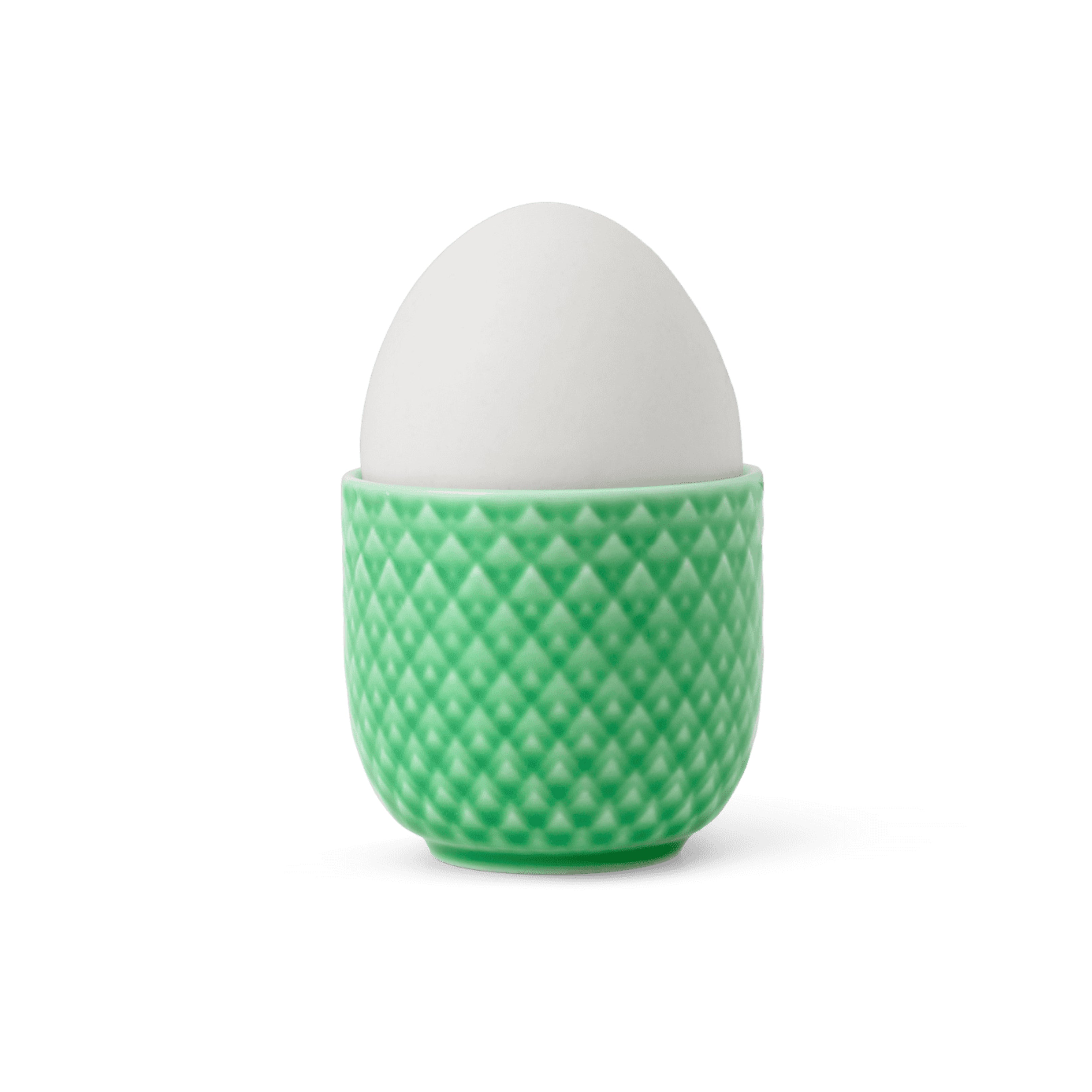 Lyngby Porcelain Rhombe Egg Cup