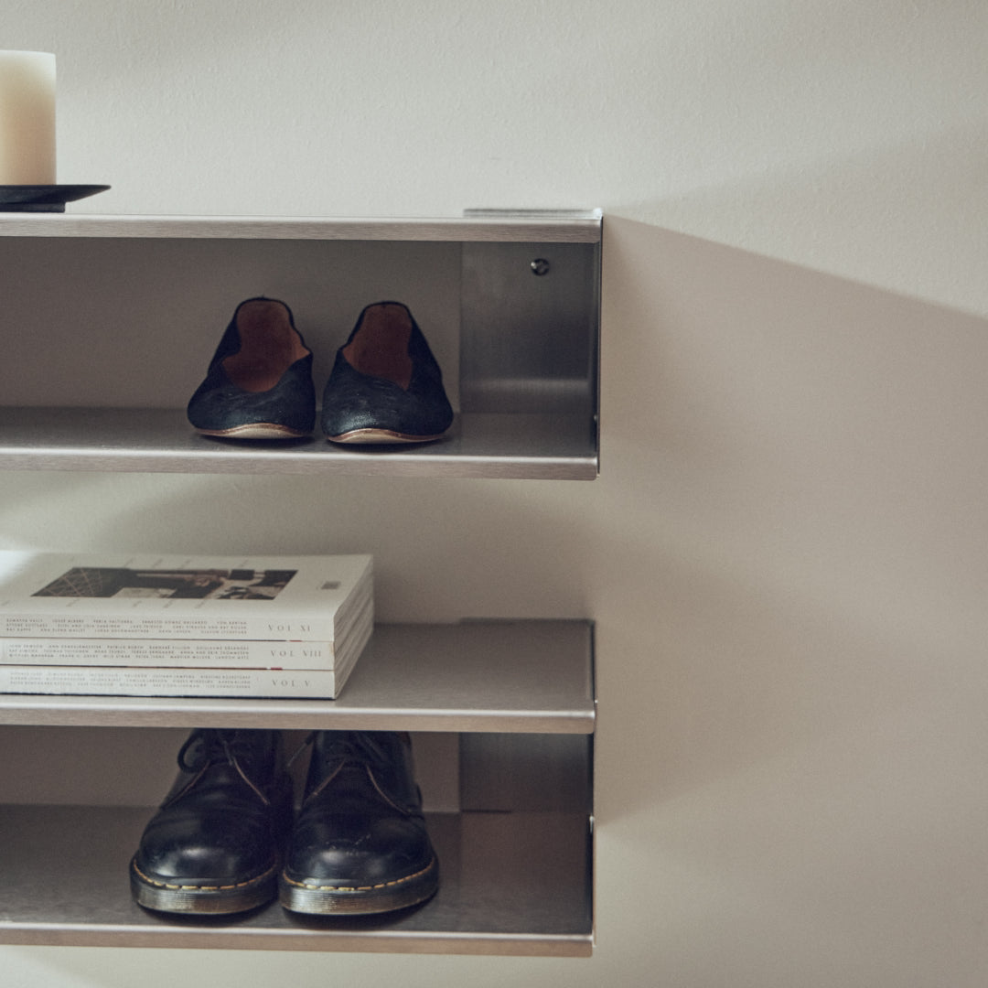 Form and Refine Taper Console & Shoe Rack - Batten Home