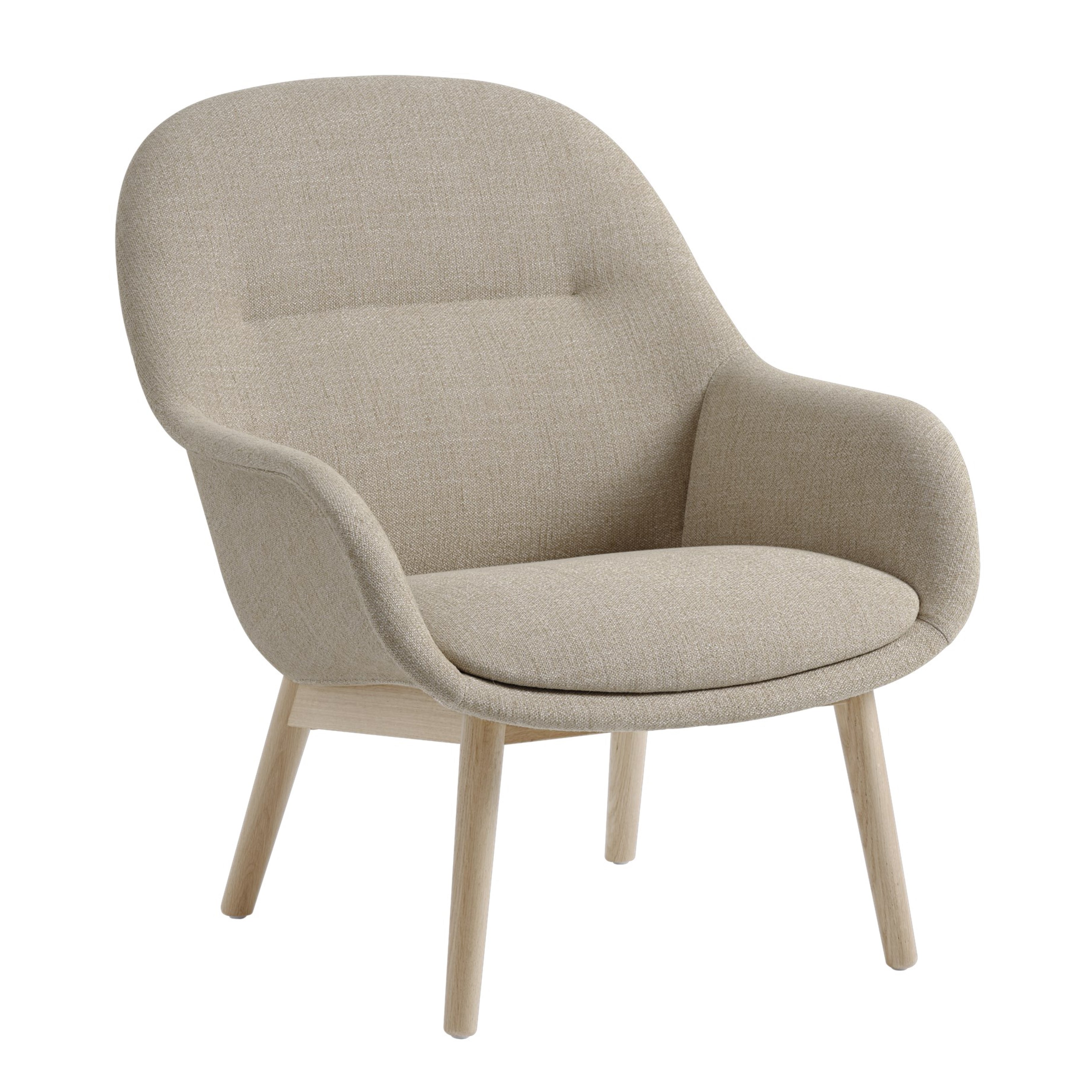 Fiber Lounge Armchair - Wood Base