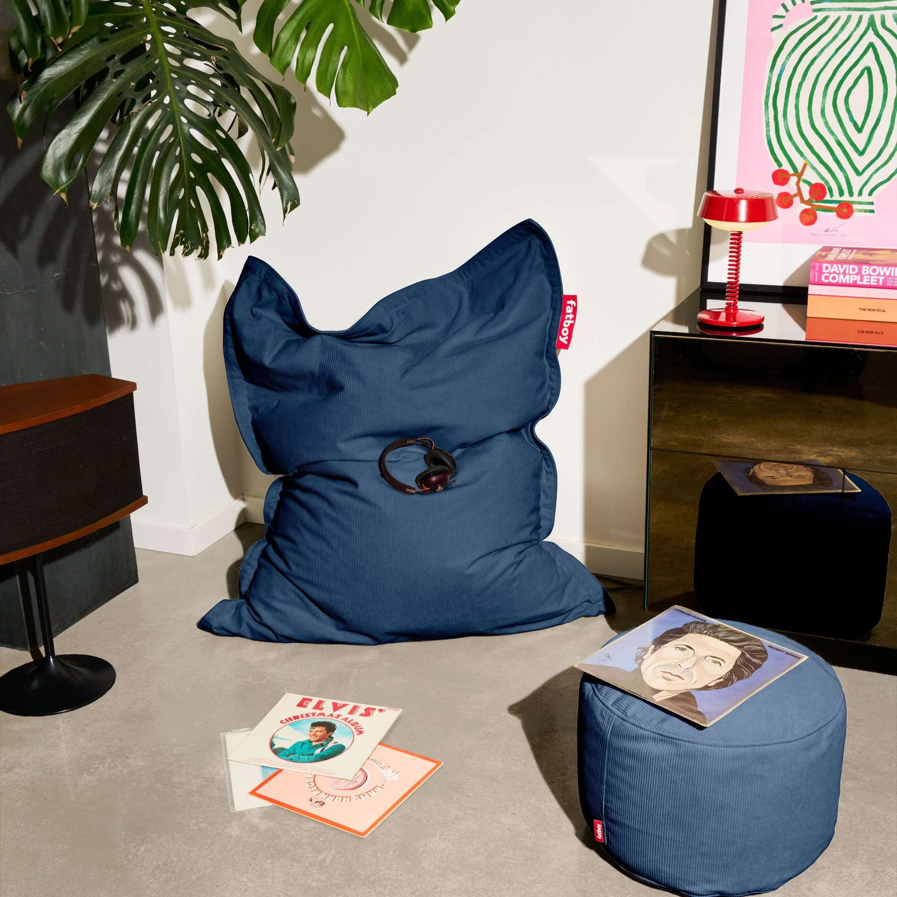 Original Slim Recycled Cord Bean Bag Chair