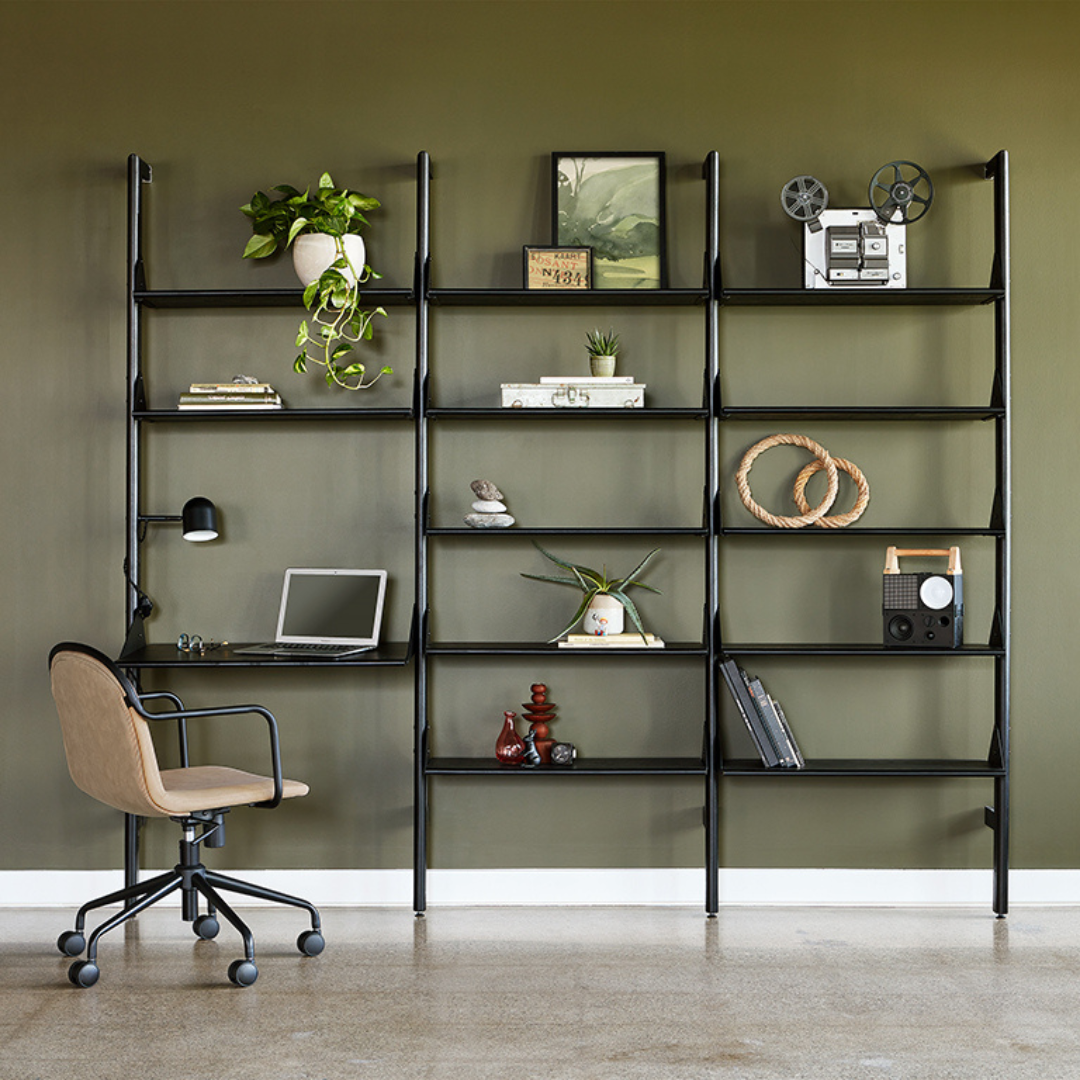 Branch-3 Shelving Unit with Desk