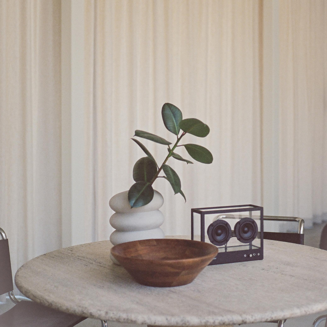 Small Transparent Speaker - Black