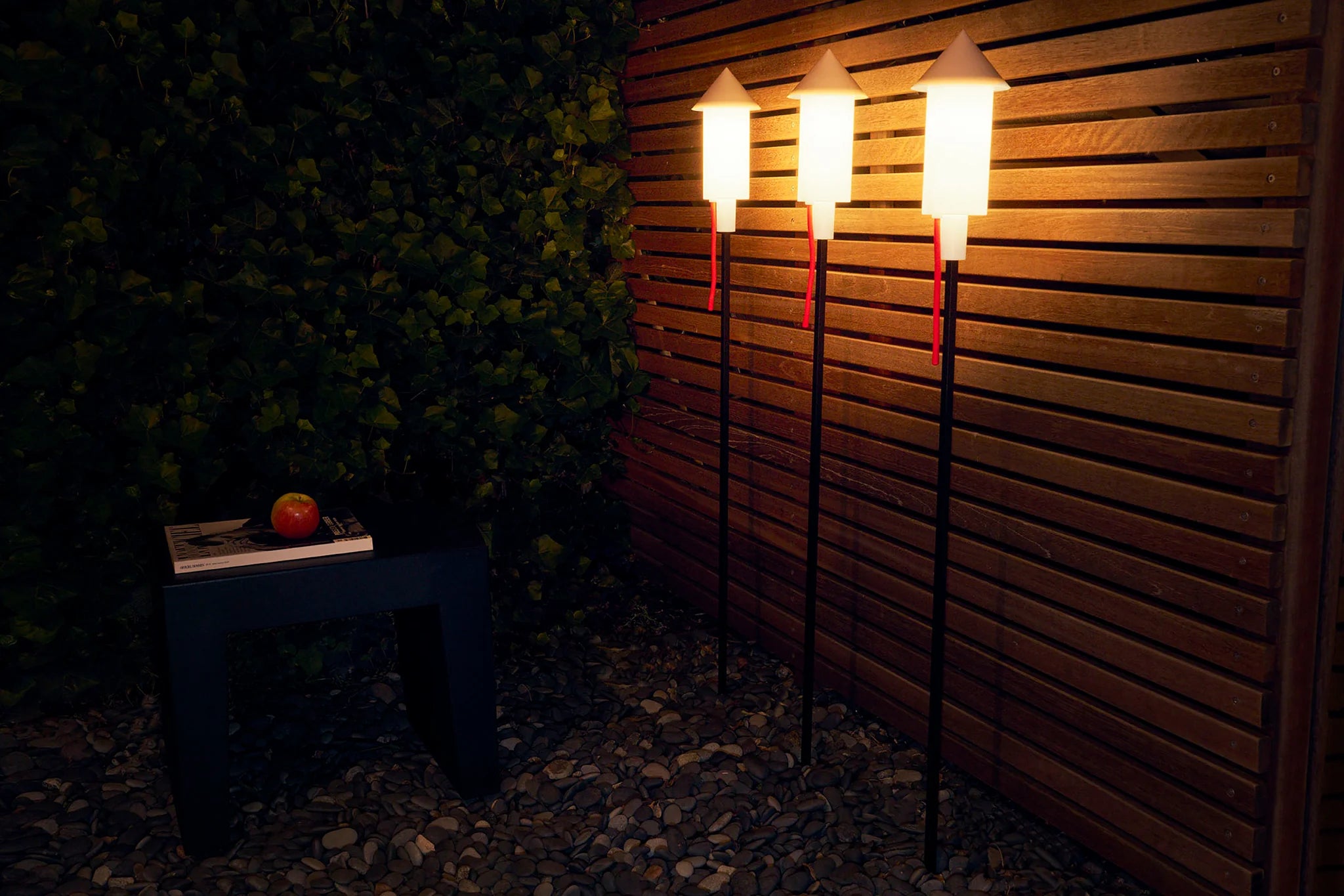 Pret a Racket Wireless Solar Outdoor Lights - Set of 3