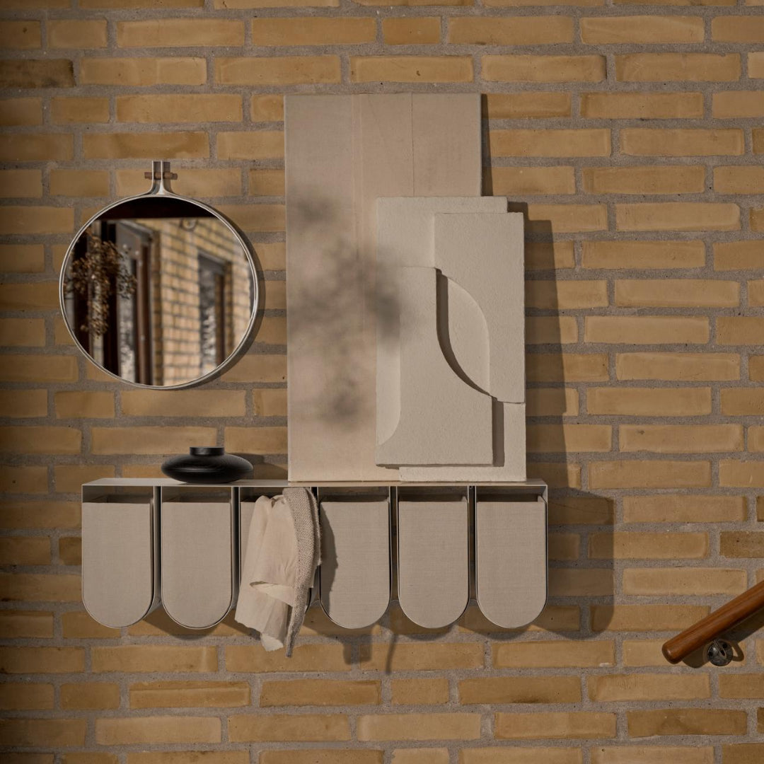 Kristina Dam Studio Dowel Mirror Round Small - Batten Home