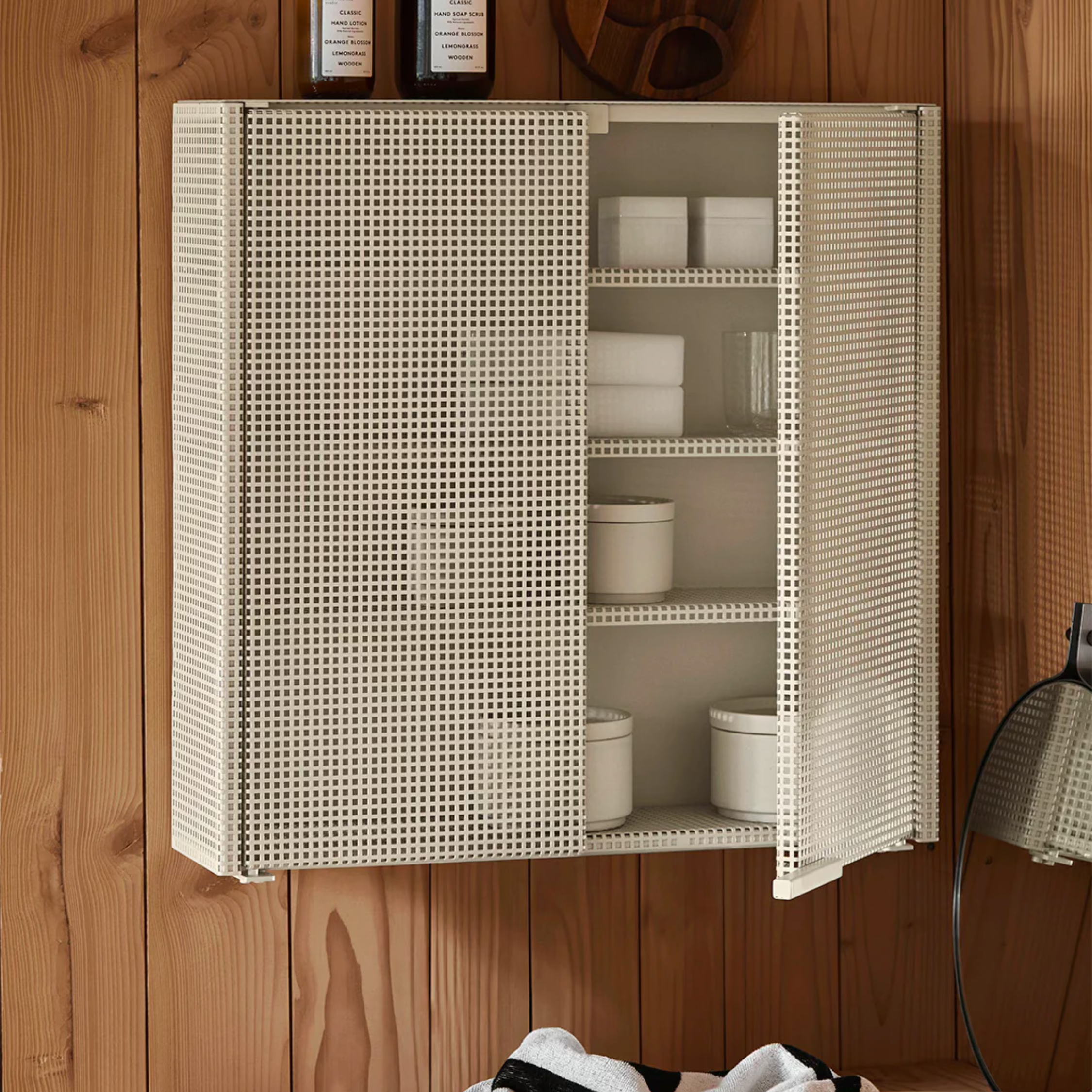 Kristina Dam Grid Wall Cabinet - Batten Home