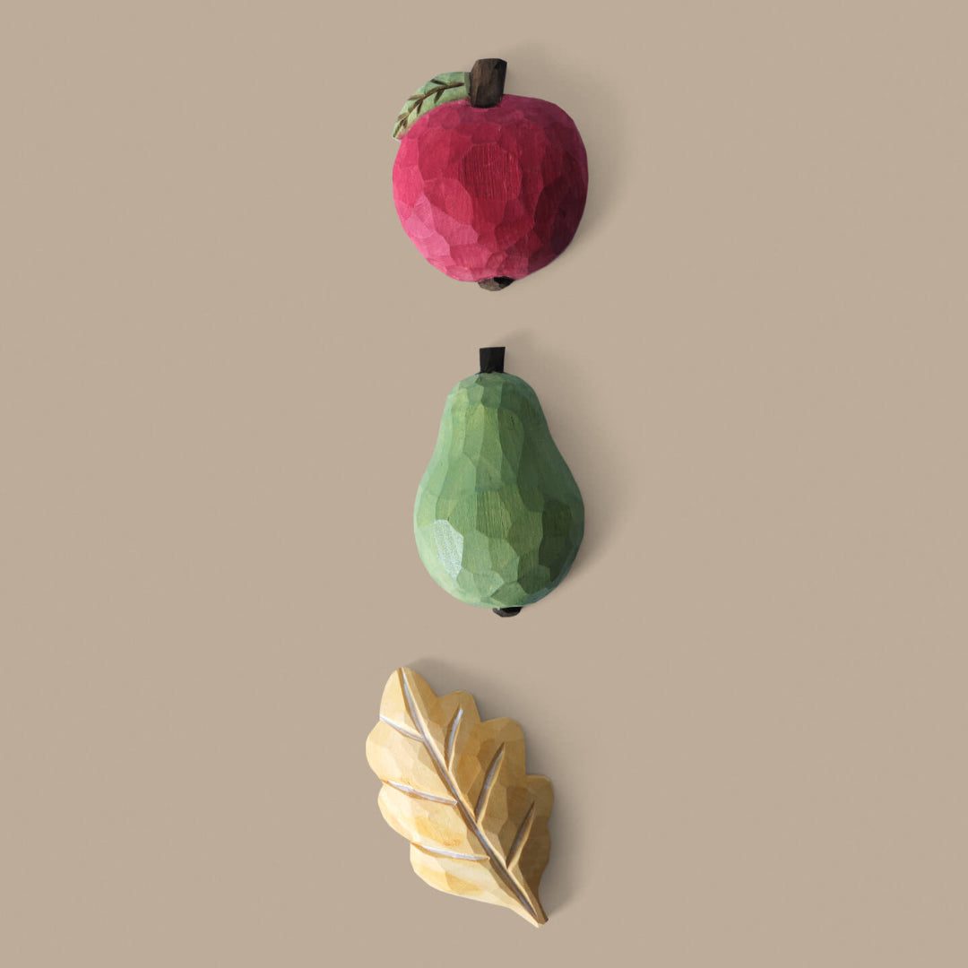 Ferm Living Forest Hand-Carved Magnets - Set of 3 - Batten Home