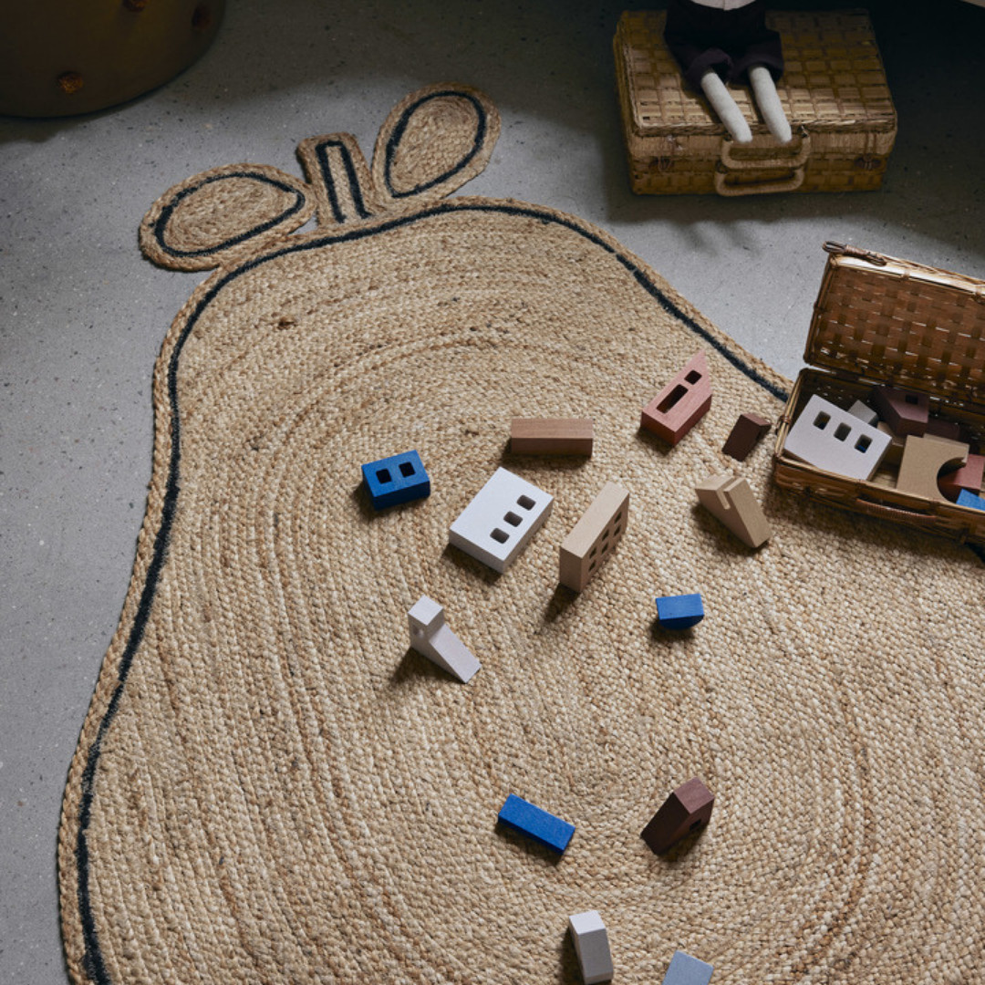 Pear Braided Jute Rug