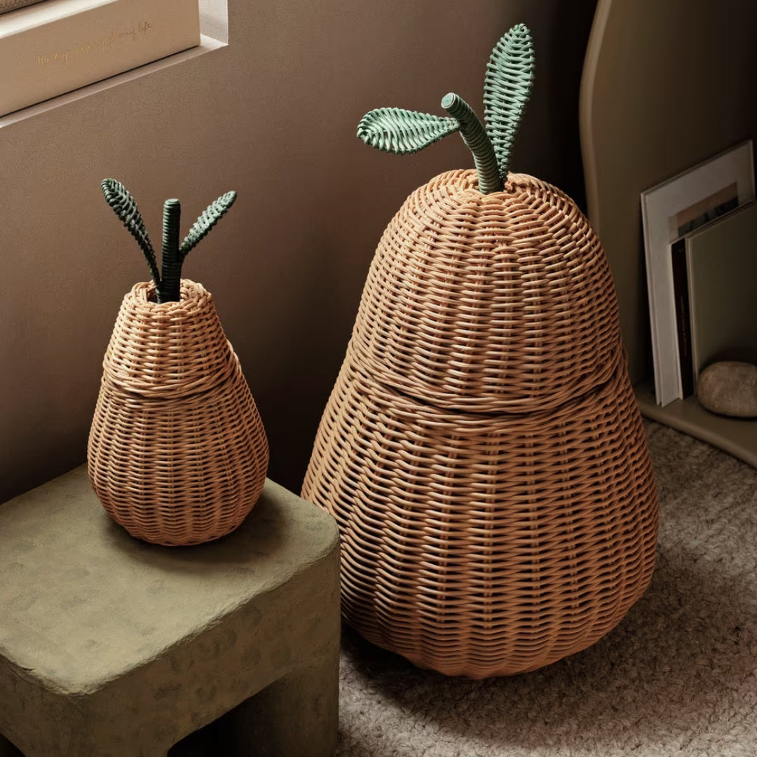 Pear Braided Storage Basket - Batten Home