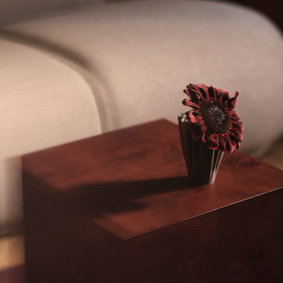 Ferm Living Dedali Vase - Small - Dark Brown - Batten Home