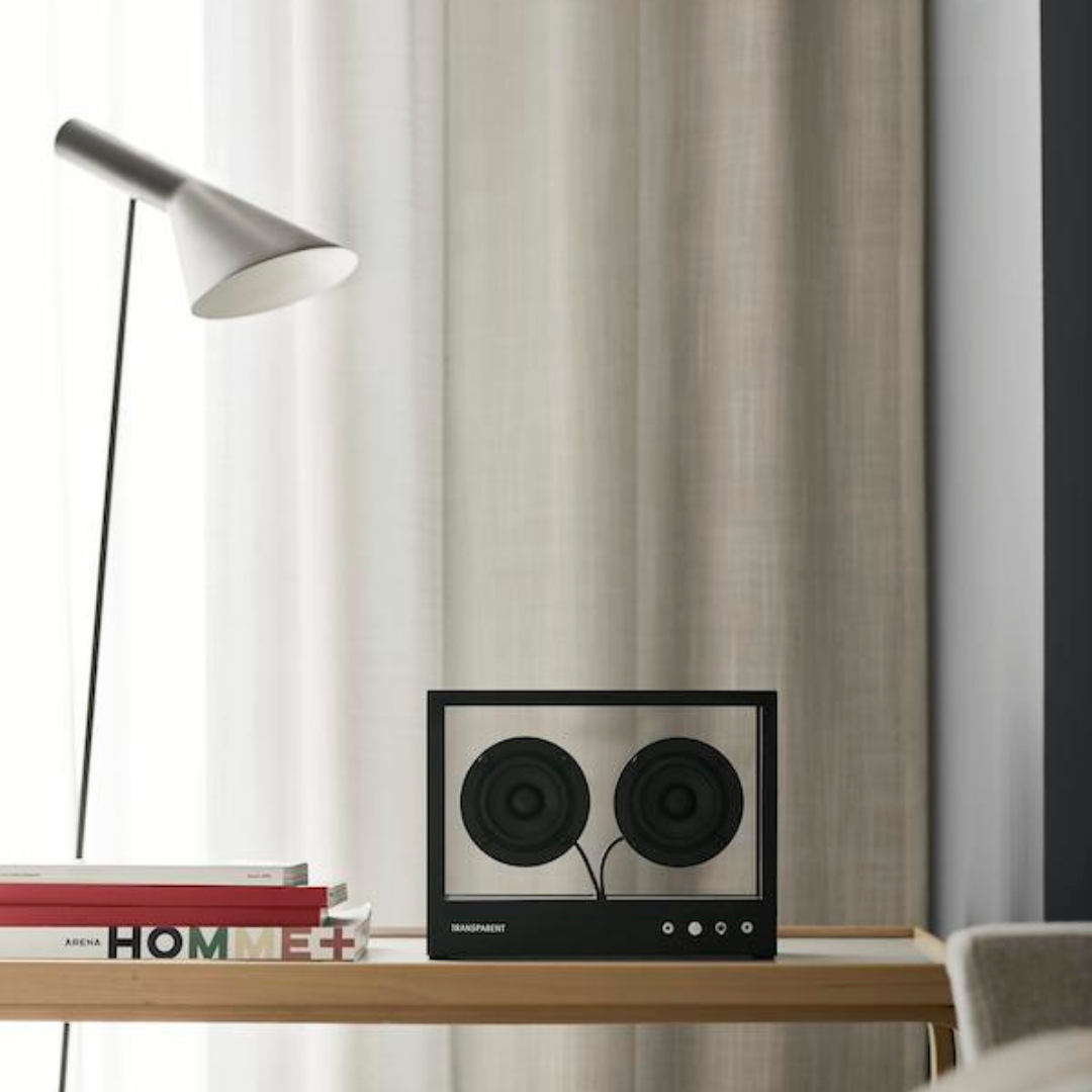 Small Transparent Speaker - Black
