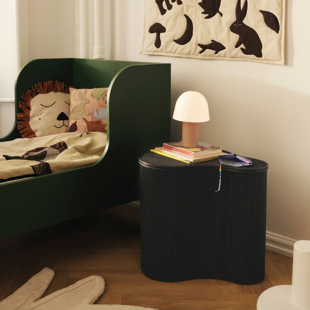 Ferm Living Isola Storage Table - Dark Stained - Batten Home