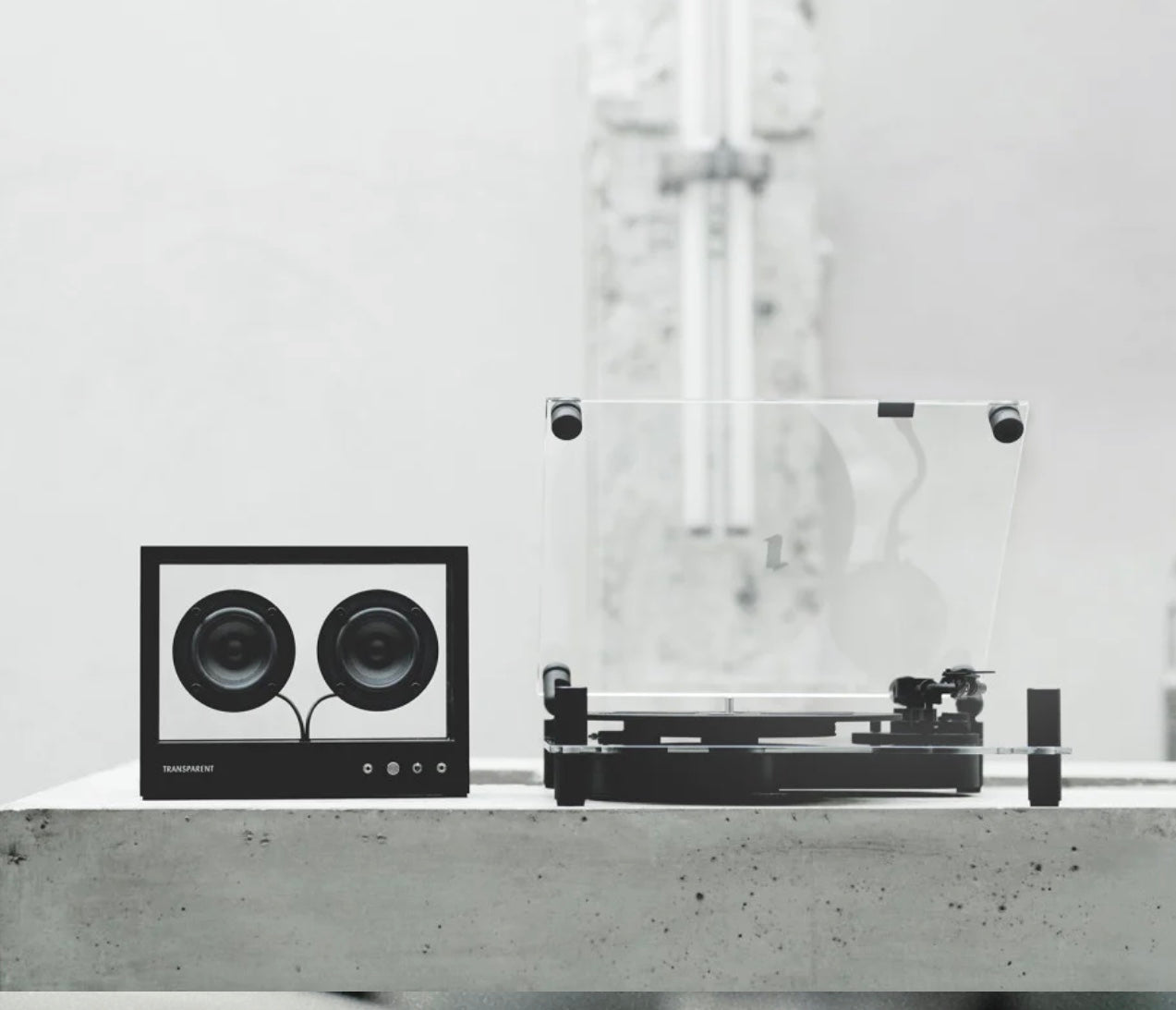 Transparent Turntable - Black