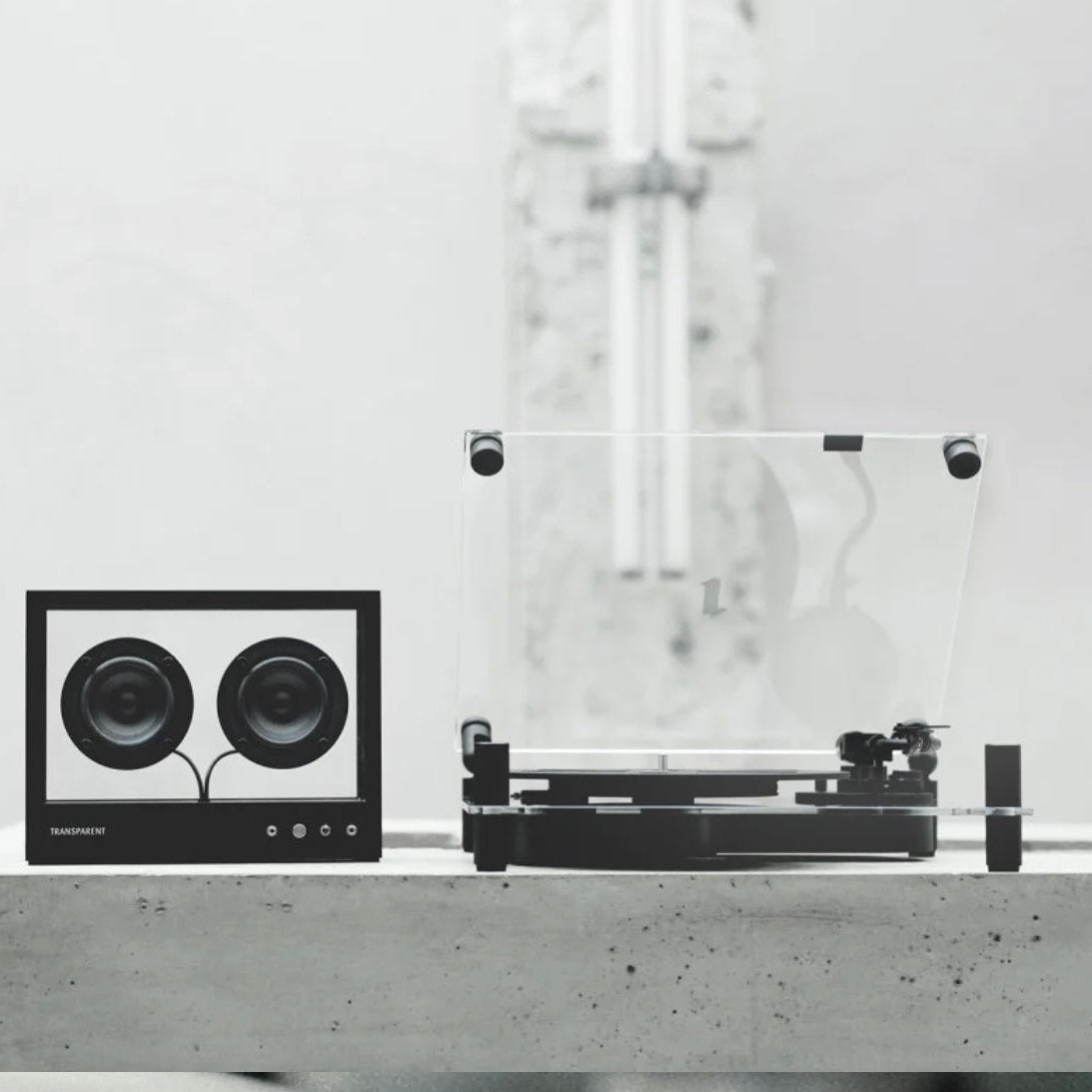 Transparent Turntable - Black