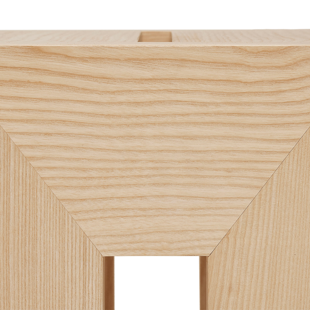 Form and Refine Monolith Side Table, Ash - Batten Home