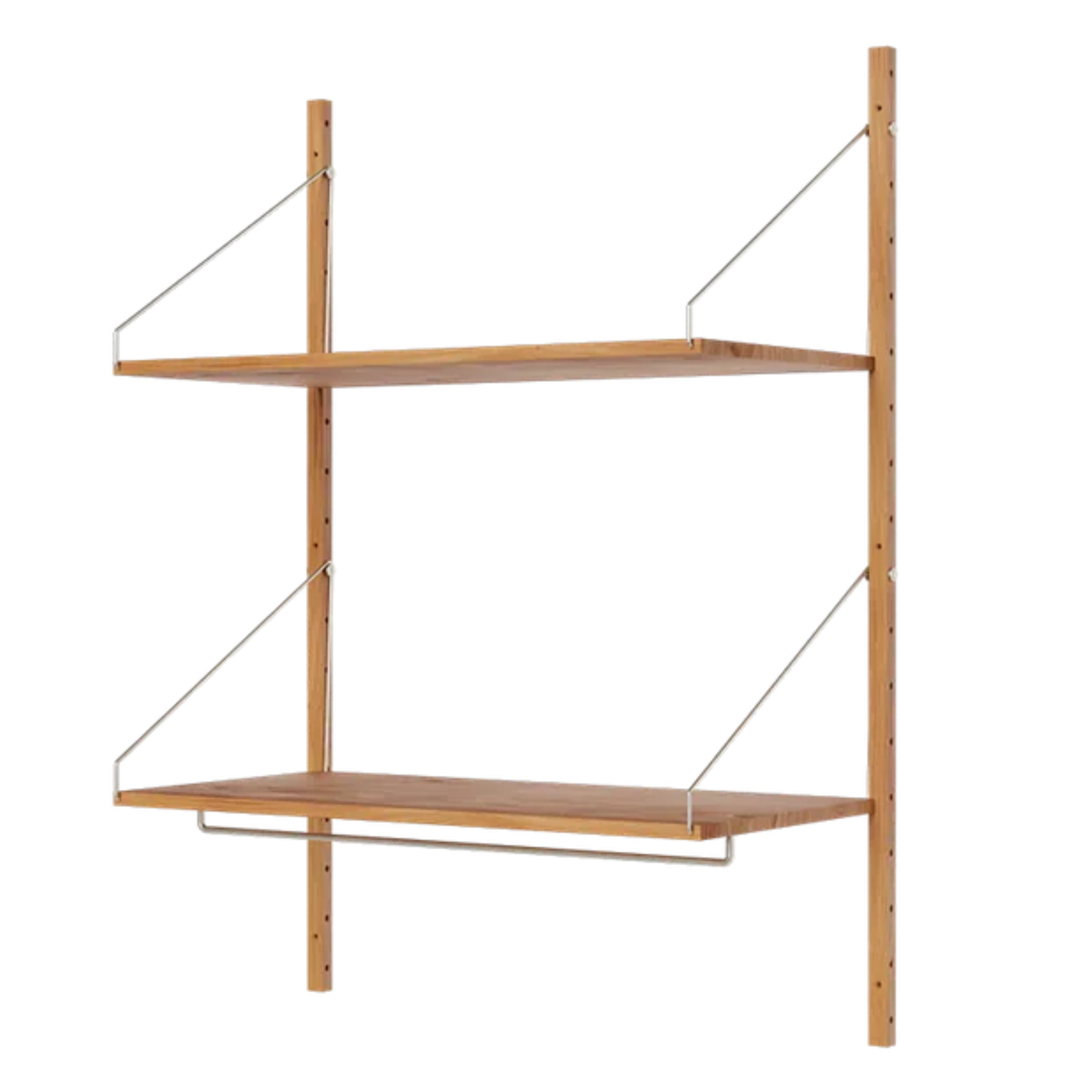 Shelf Library Hanger Section │ H45.2 │ Natural Oak