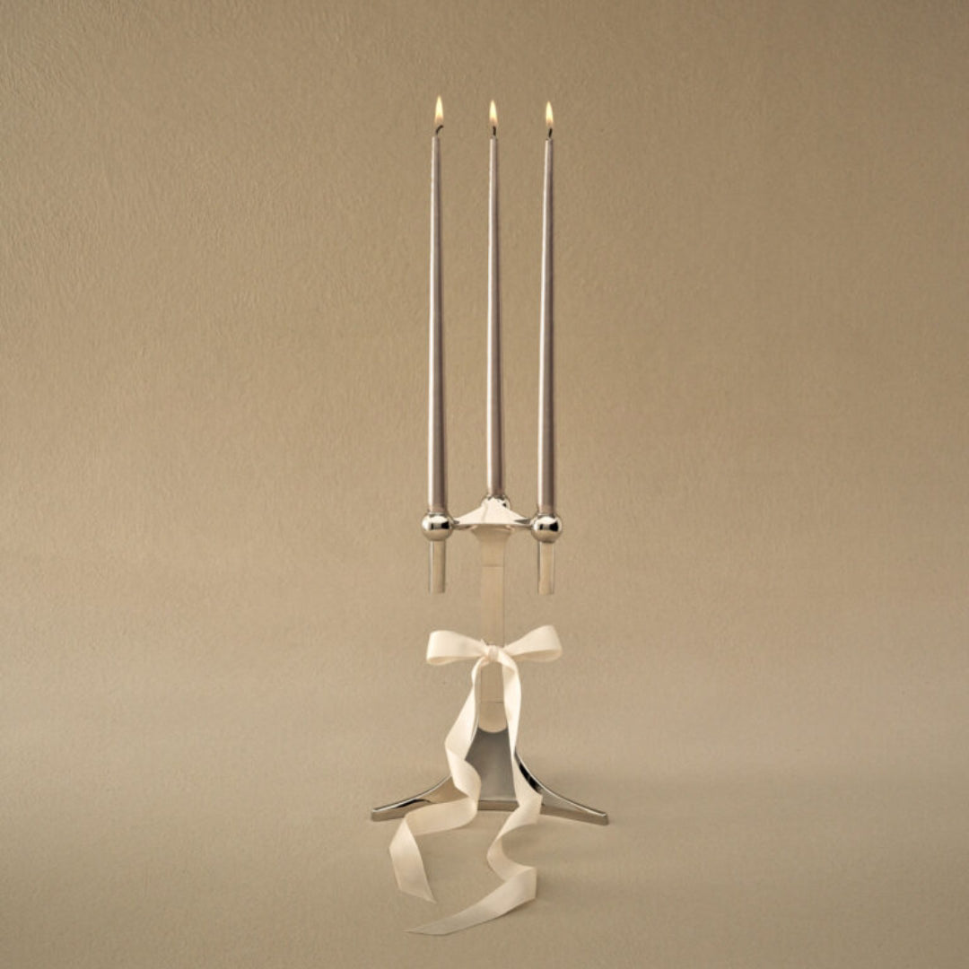 STOFF Nagel Taper Candle by Ester & Erik, Champagne, Set of 6