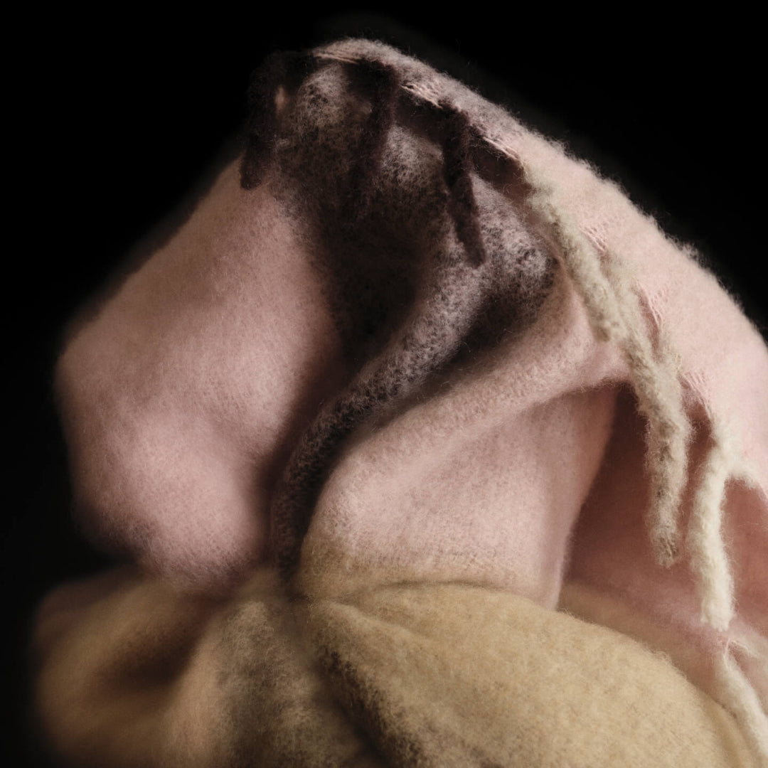 Ferm Living Blur Mohair Blanket - Batten Home