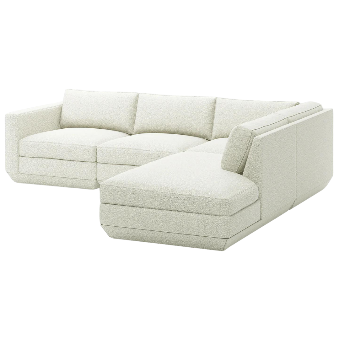 odium Modular 4-Pc Lounge Sectional A Copenhagen Fossil RF- Gus Modern at Batten Home