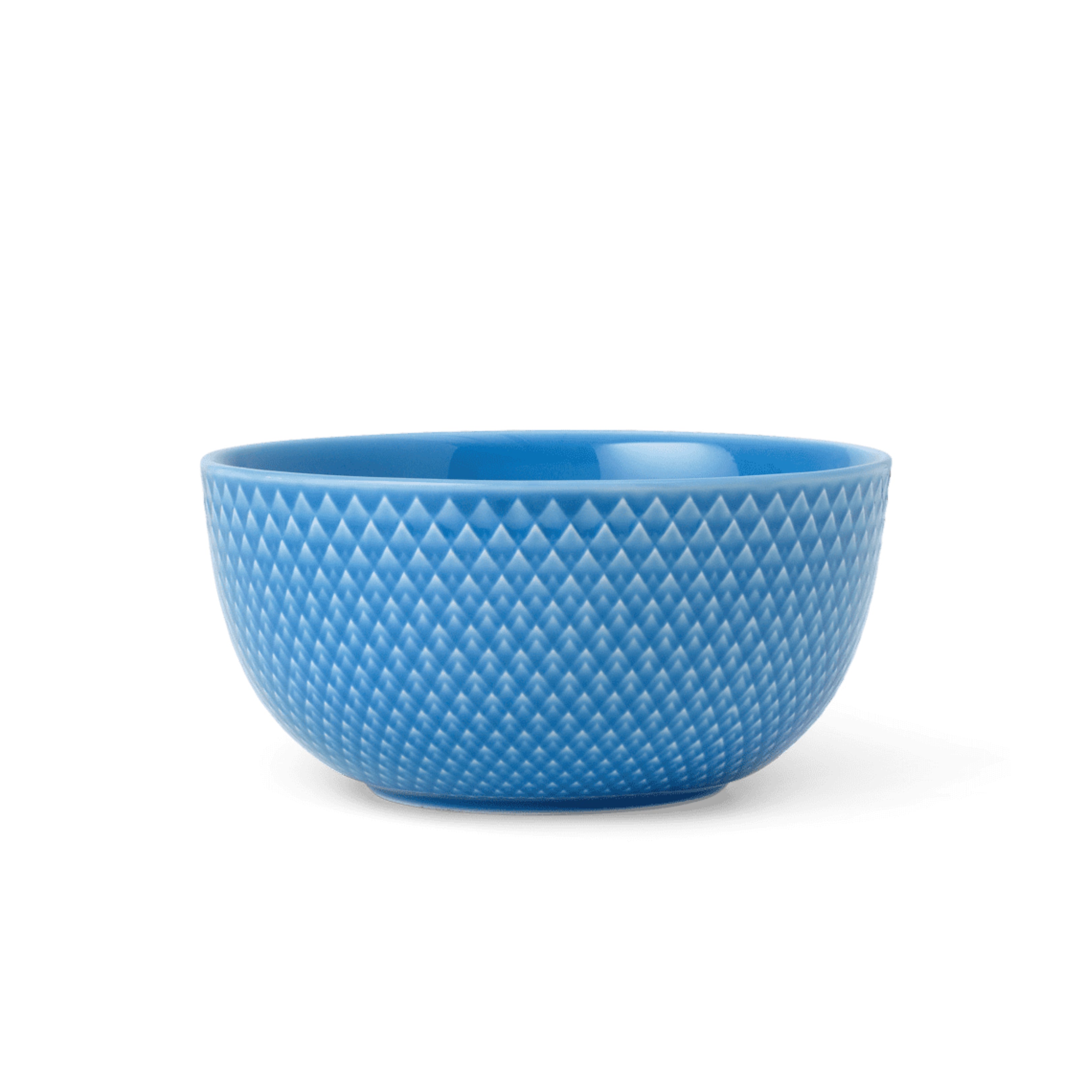 Lyngby Porcelain Rhombe Bowl 13 Blue