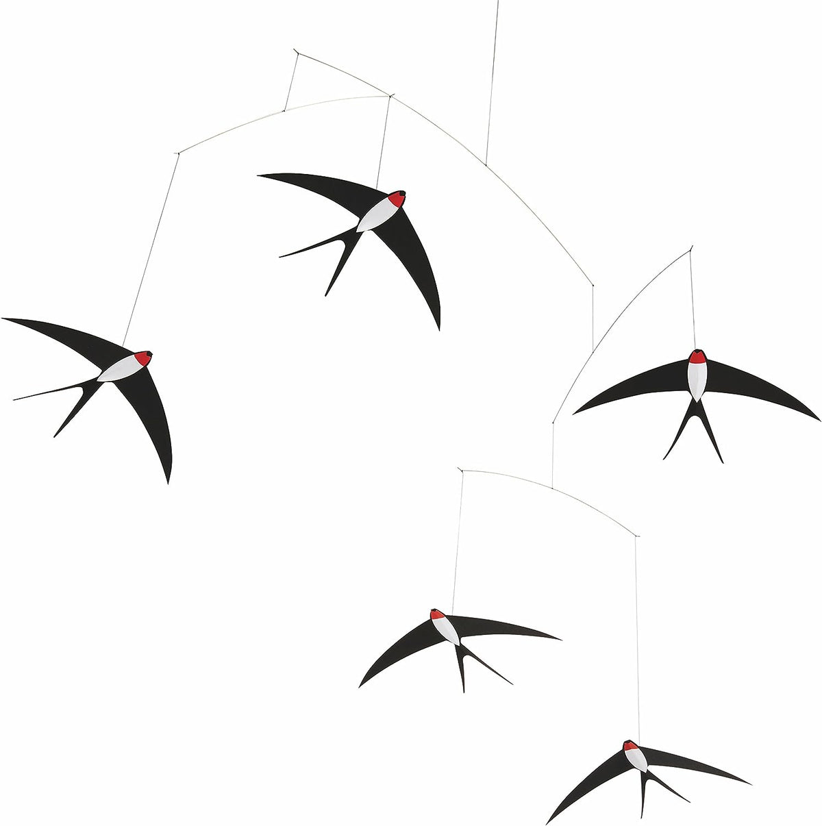 Flensted 5 Flying Swallows Mobile- Batten Home