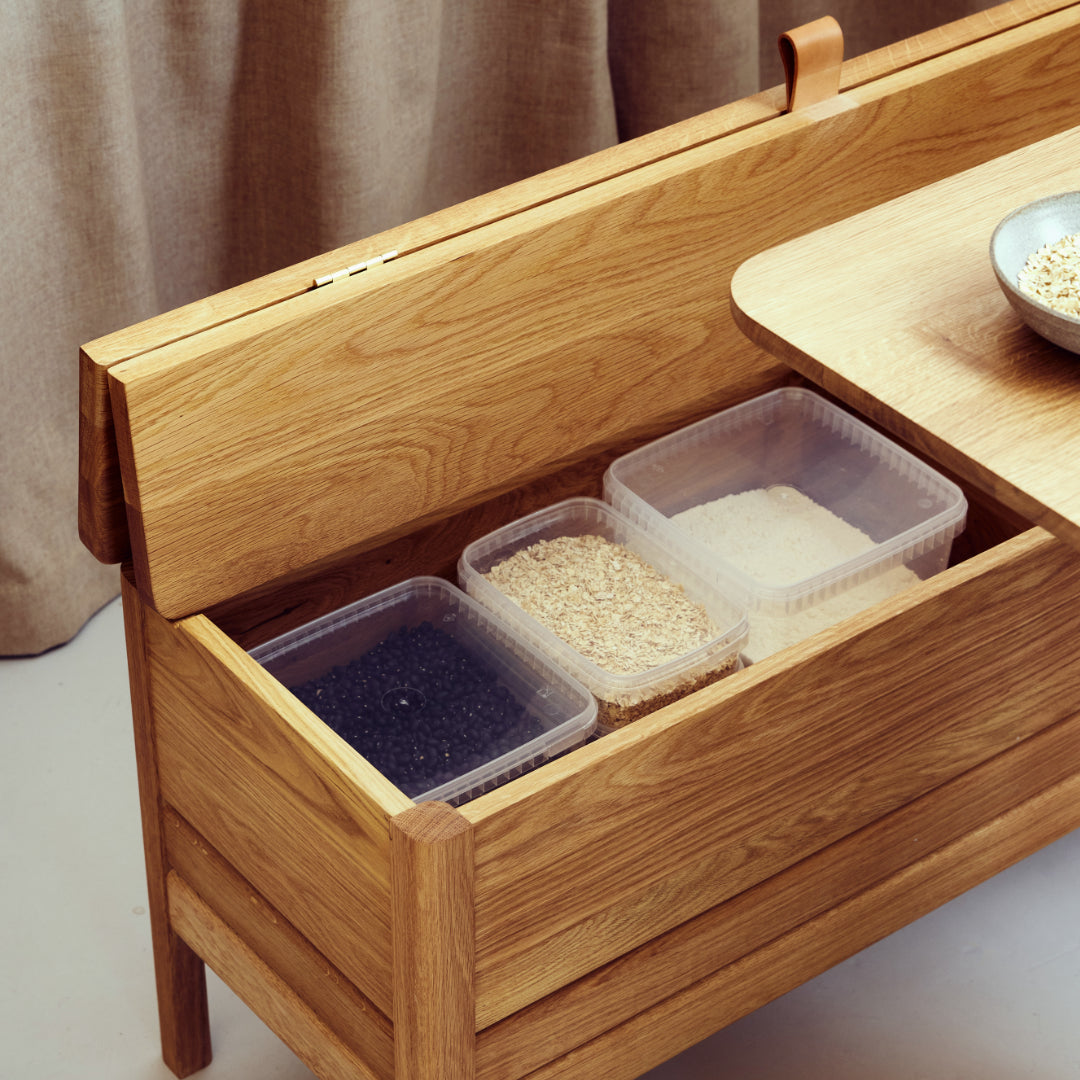 Form and Refine A Line Storage Bench - Batten Home