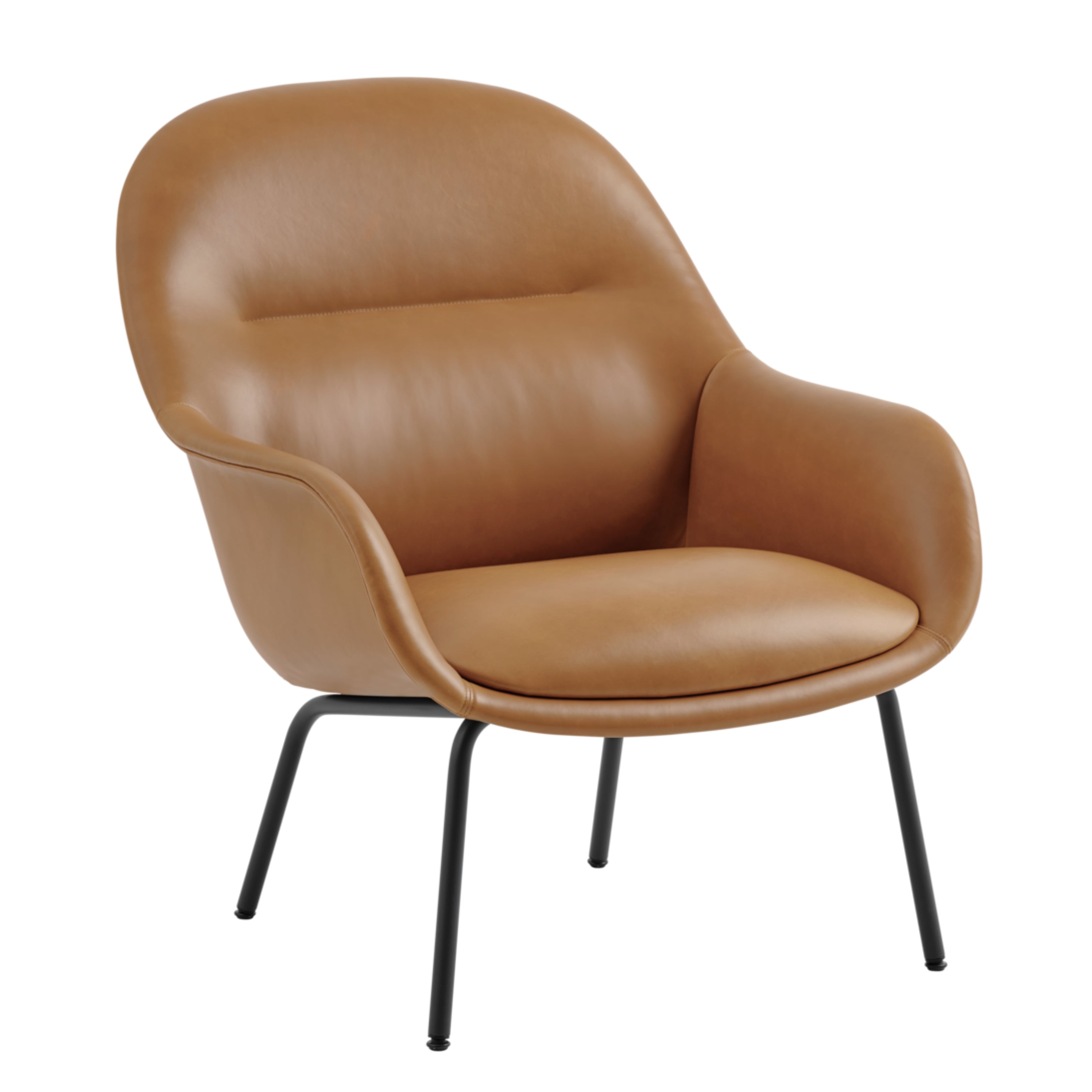 Fiber Lounge Armchair - Tube Base