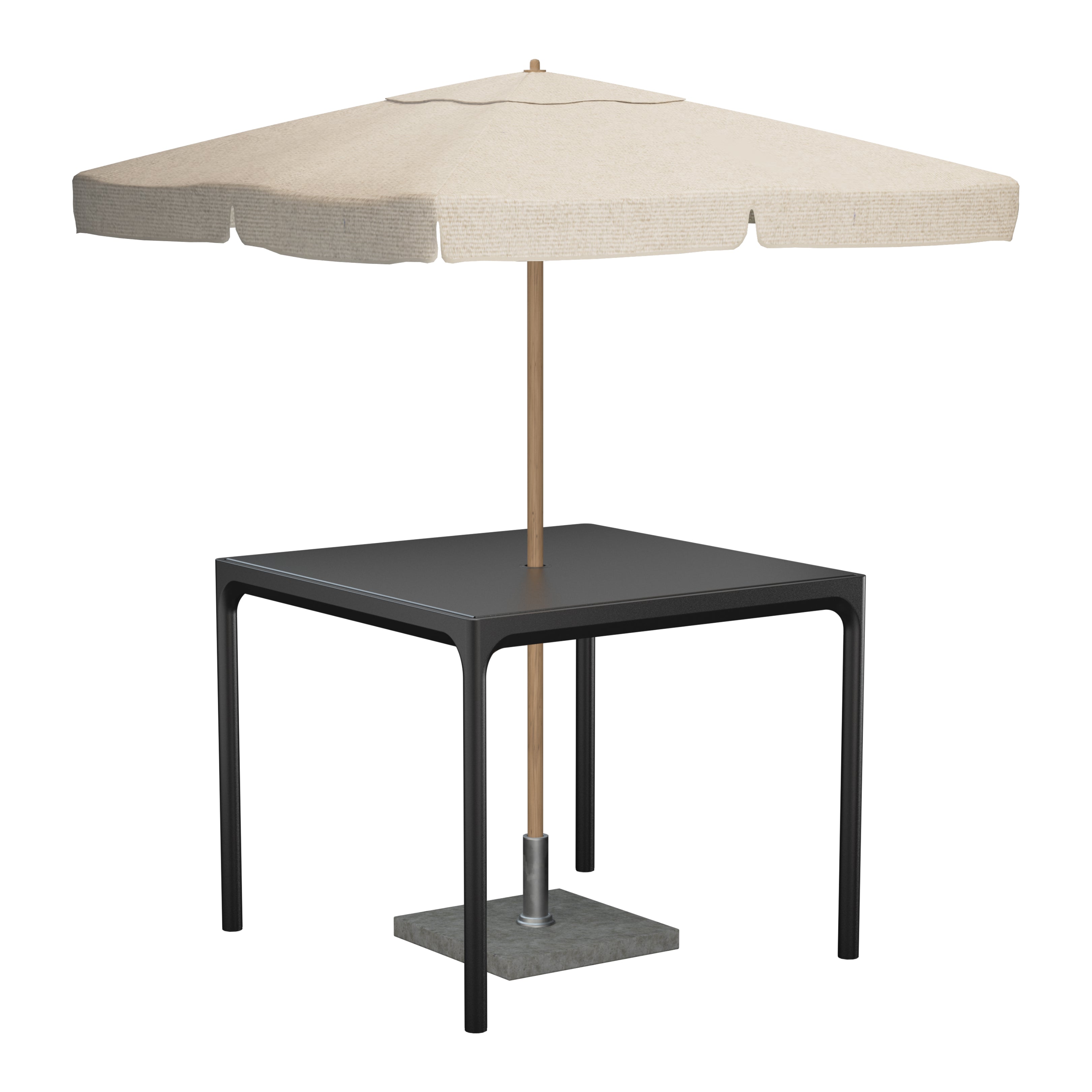 FOUR Aluminum Dining Table - Batten Home