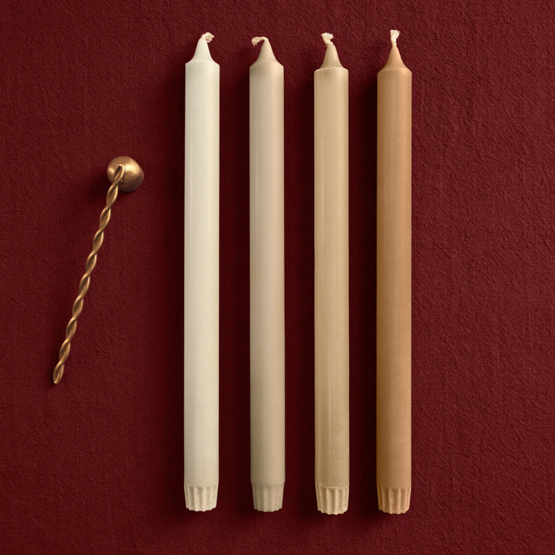 Ferm Living Pure Candles - Set of 4 - Faded - Batten Home