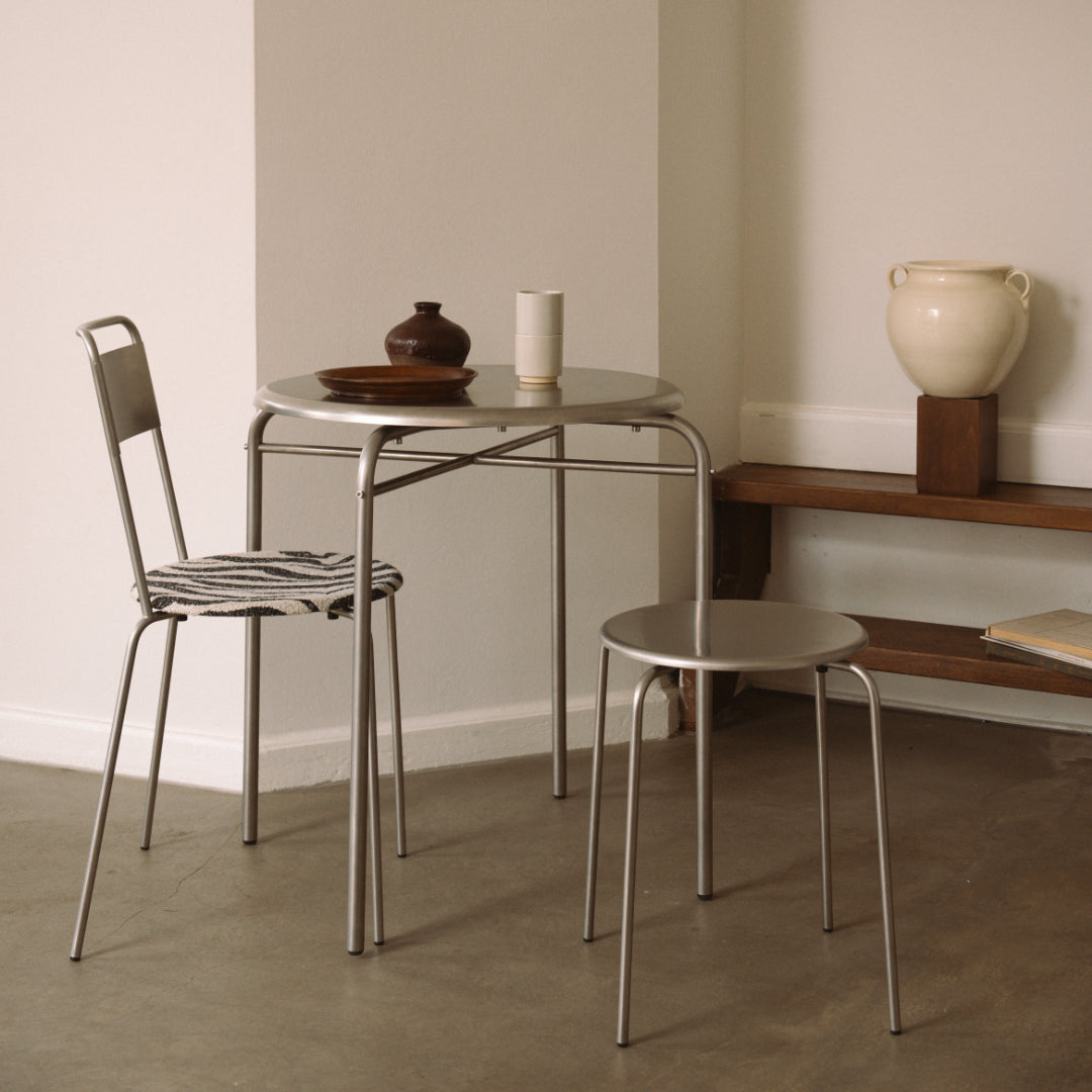 Frama Petit Rond Chair - Zebra Seat - Batten Home