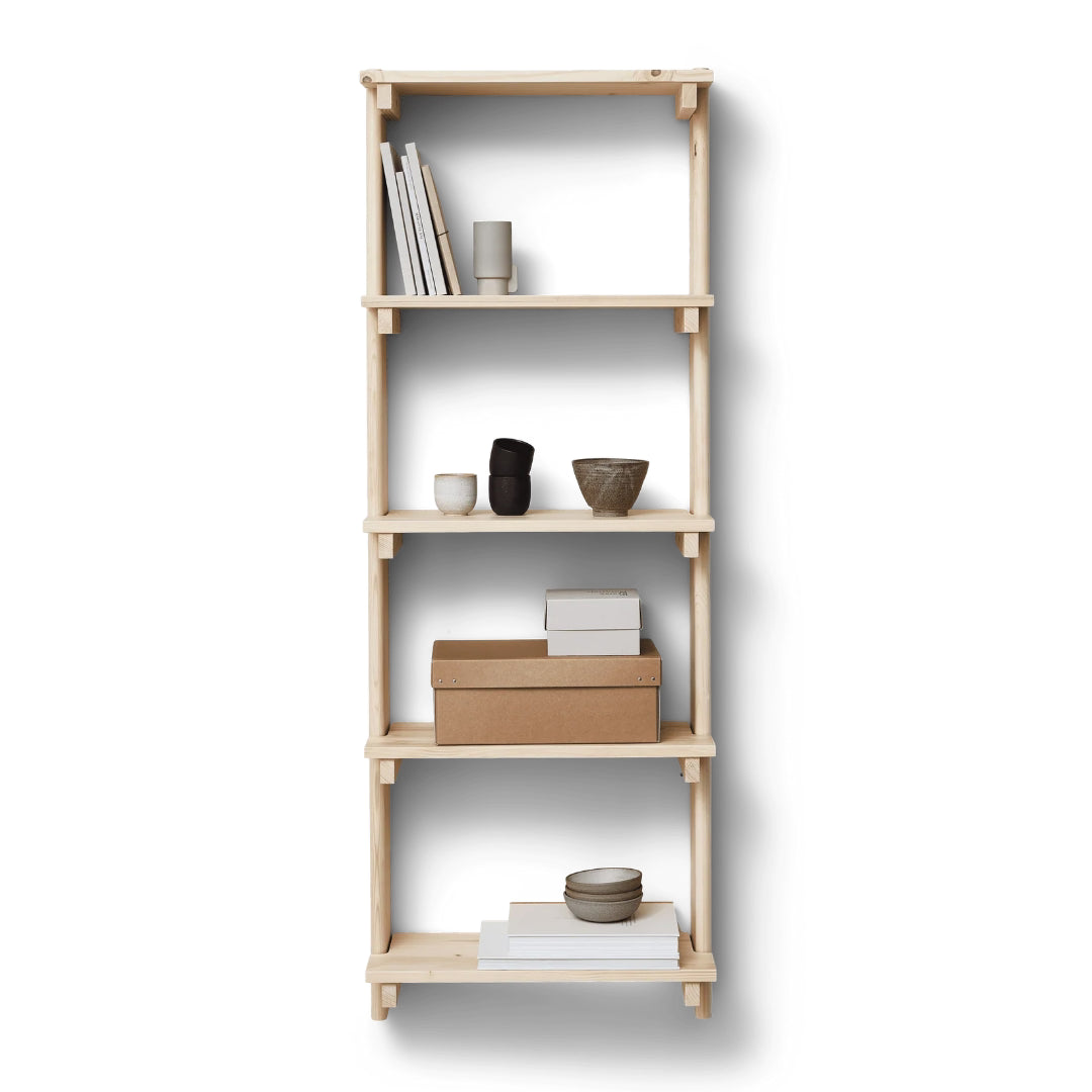 Beam Wall Shelf 5, Pine - Batten Home