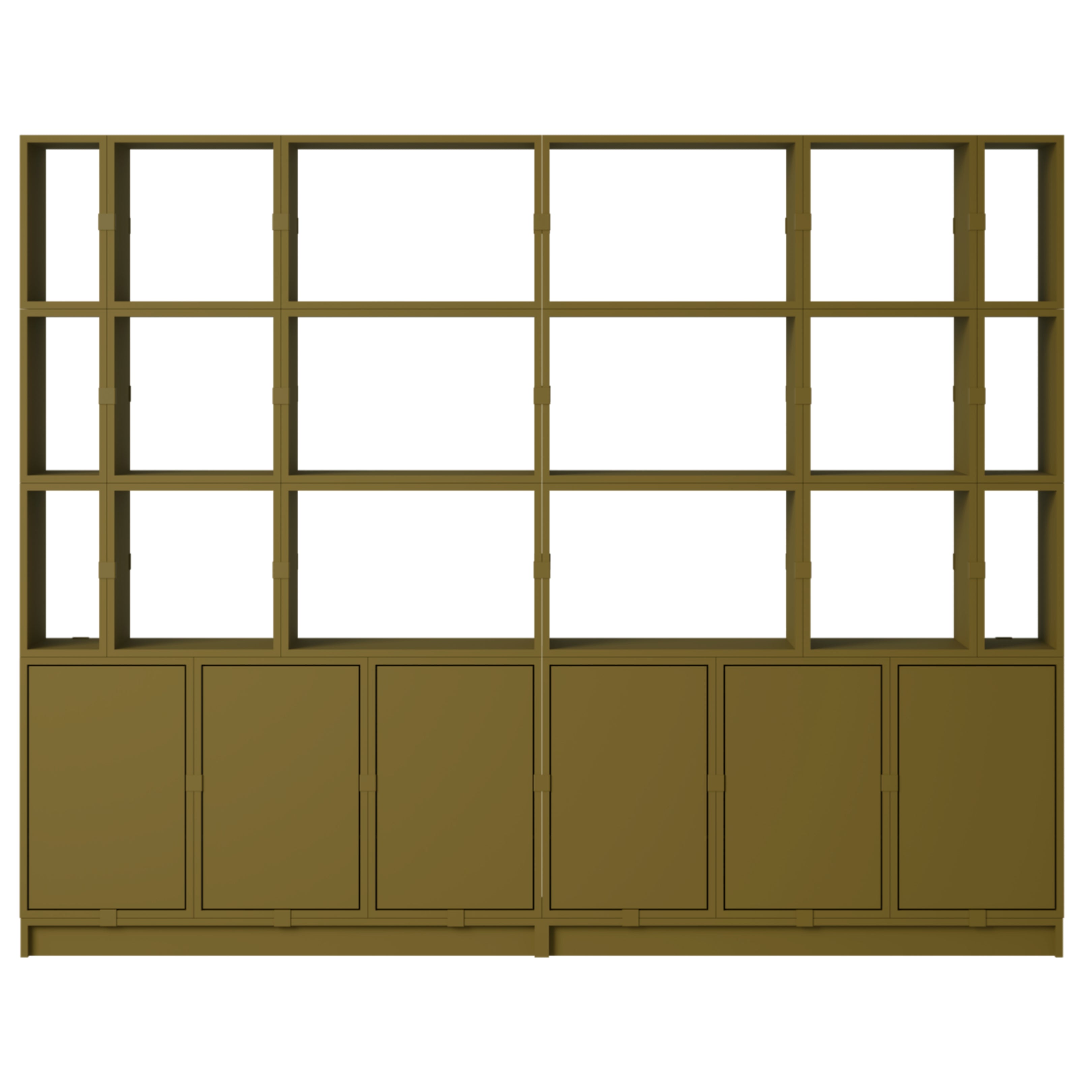 Stacked Storage System | Office Storage | Configuration Two - Batten Home